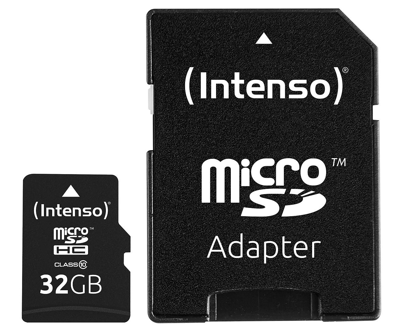 Intenso 32GB microSDHC Speicherkarte Class 10, inkl. SD-Adapter für Kamera Speicherkarte (32 GB Class 10 microSDHC-Karte mit SD-Adapter & bis zu 25 MB/s)
