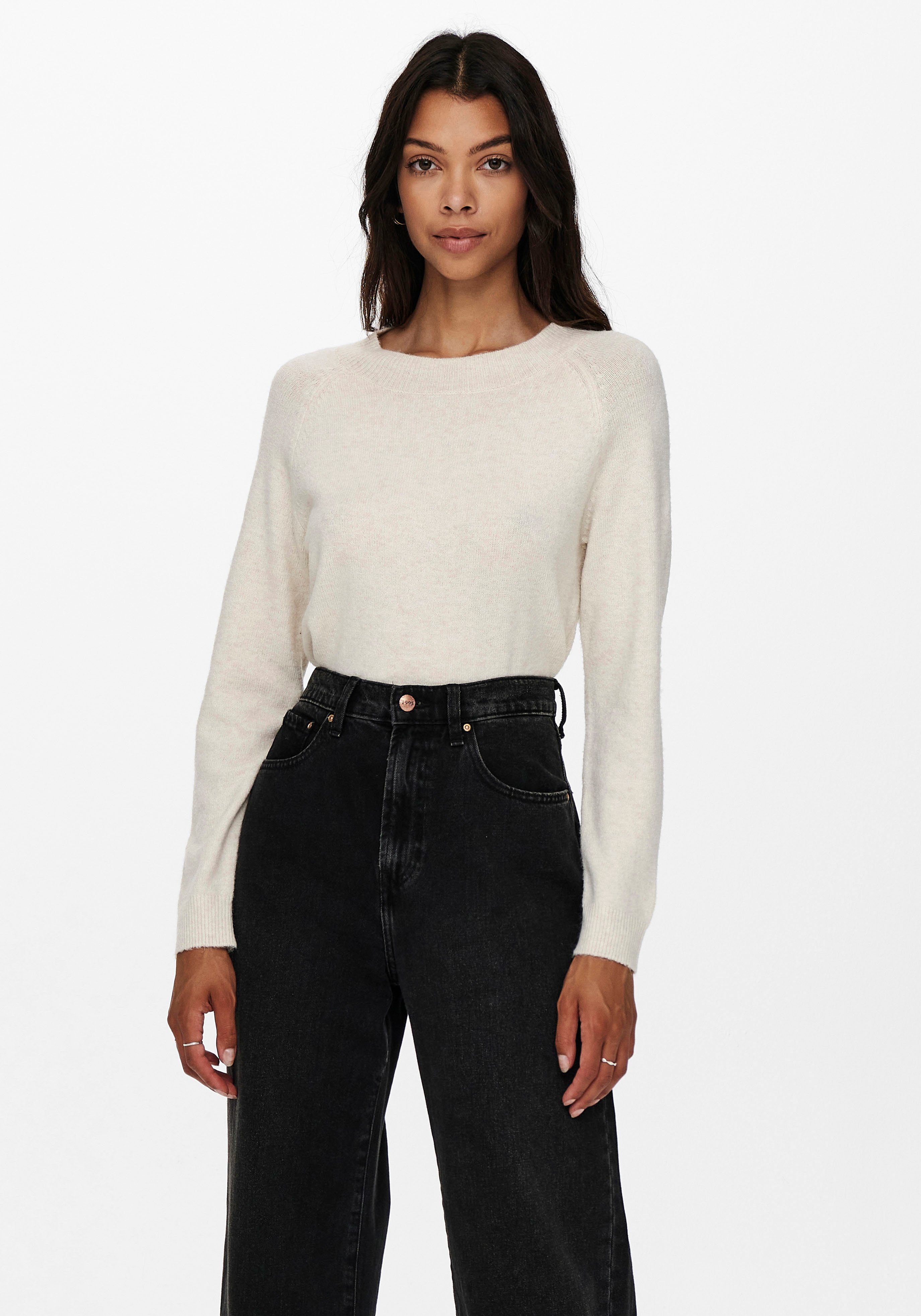 Rundhalspullover ONLRICA LIFE L/S PULLOVER KNT NOOS