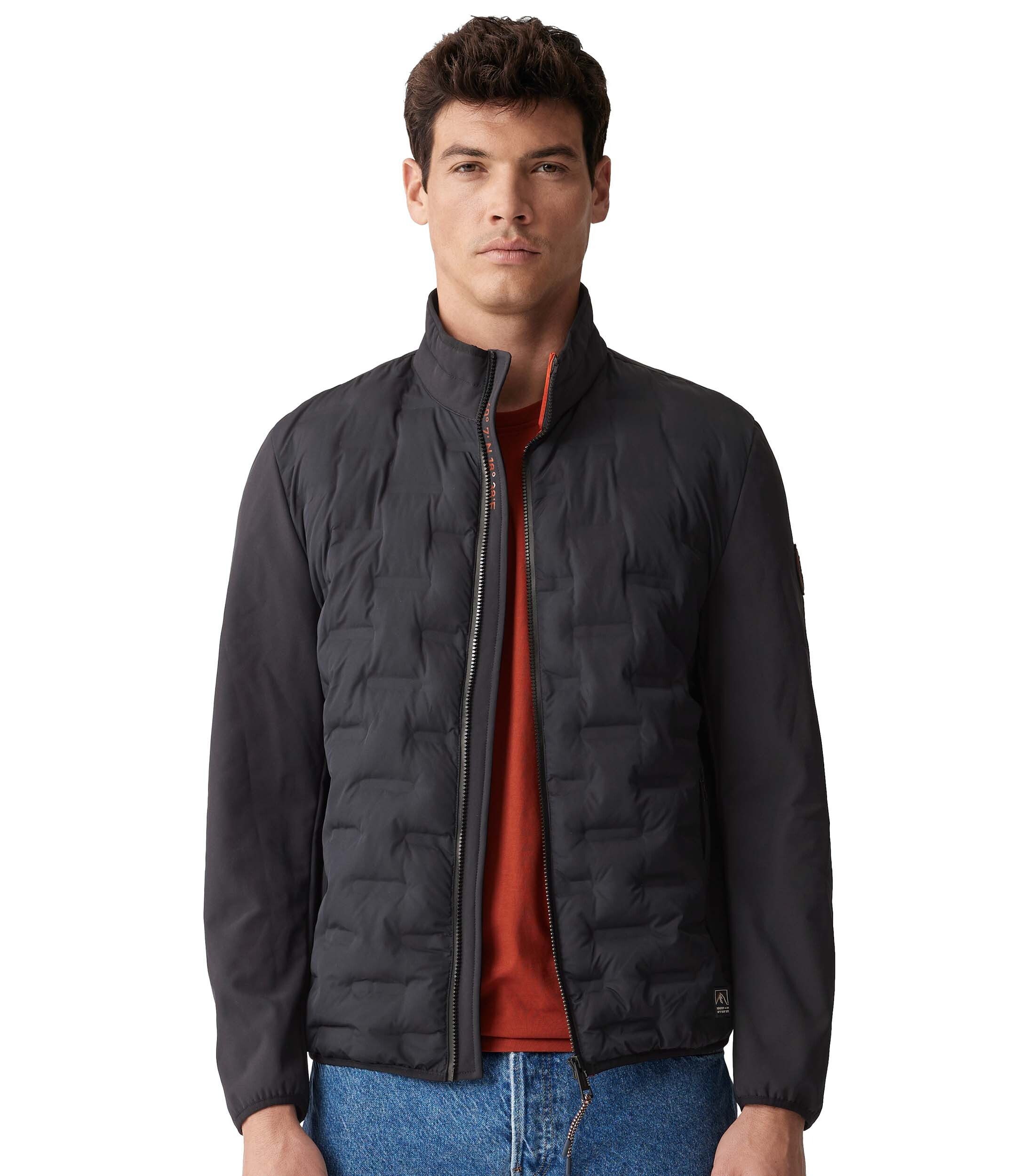 Langjacke CASAMODA Materialmixjacke uni