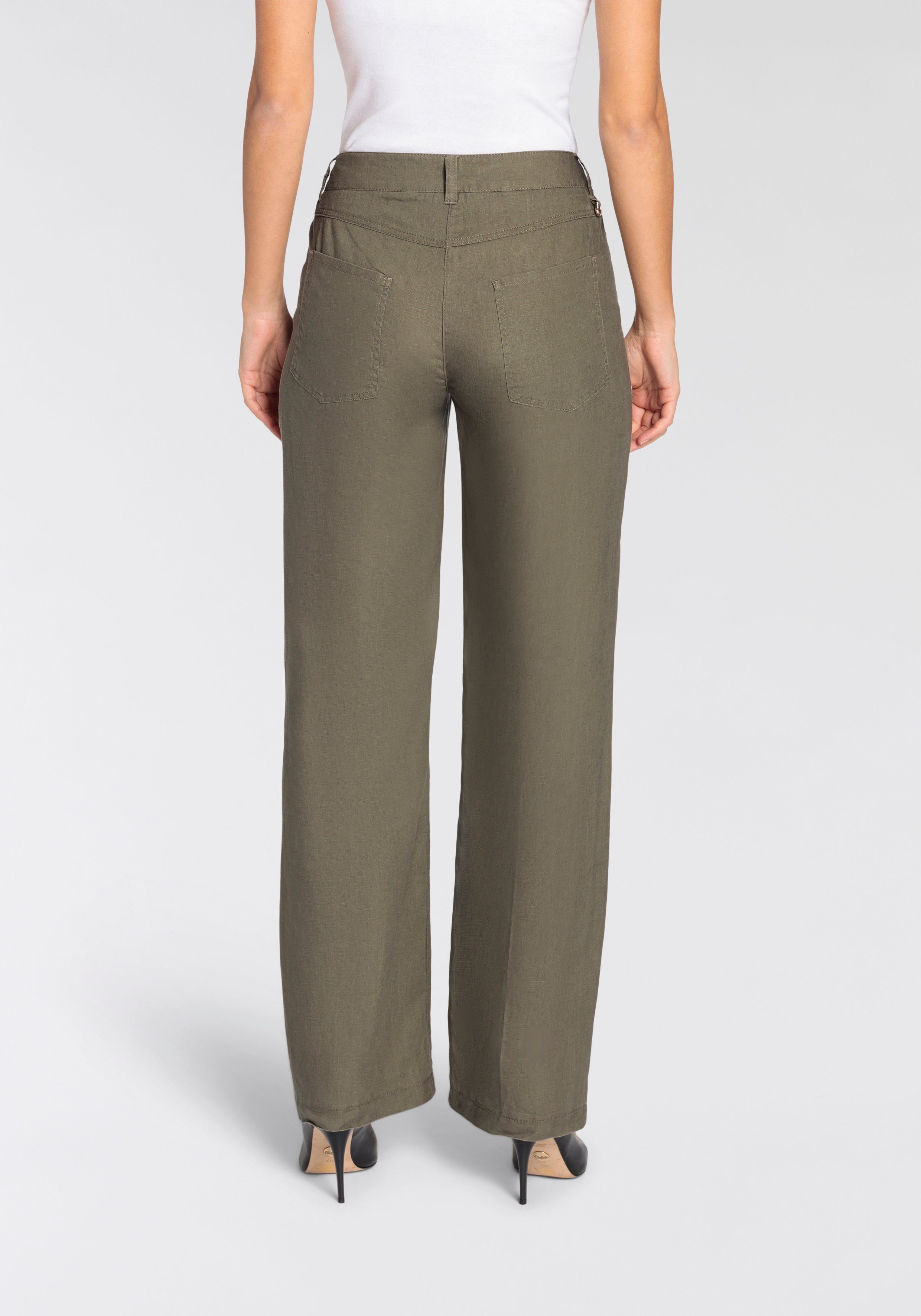 MAC Leinenhose NORA Sommerhose in verkürzter Länge, temperaturausgleichend günstig online kaufen