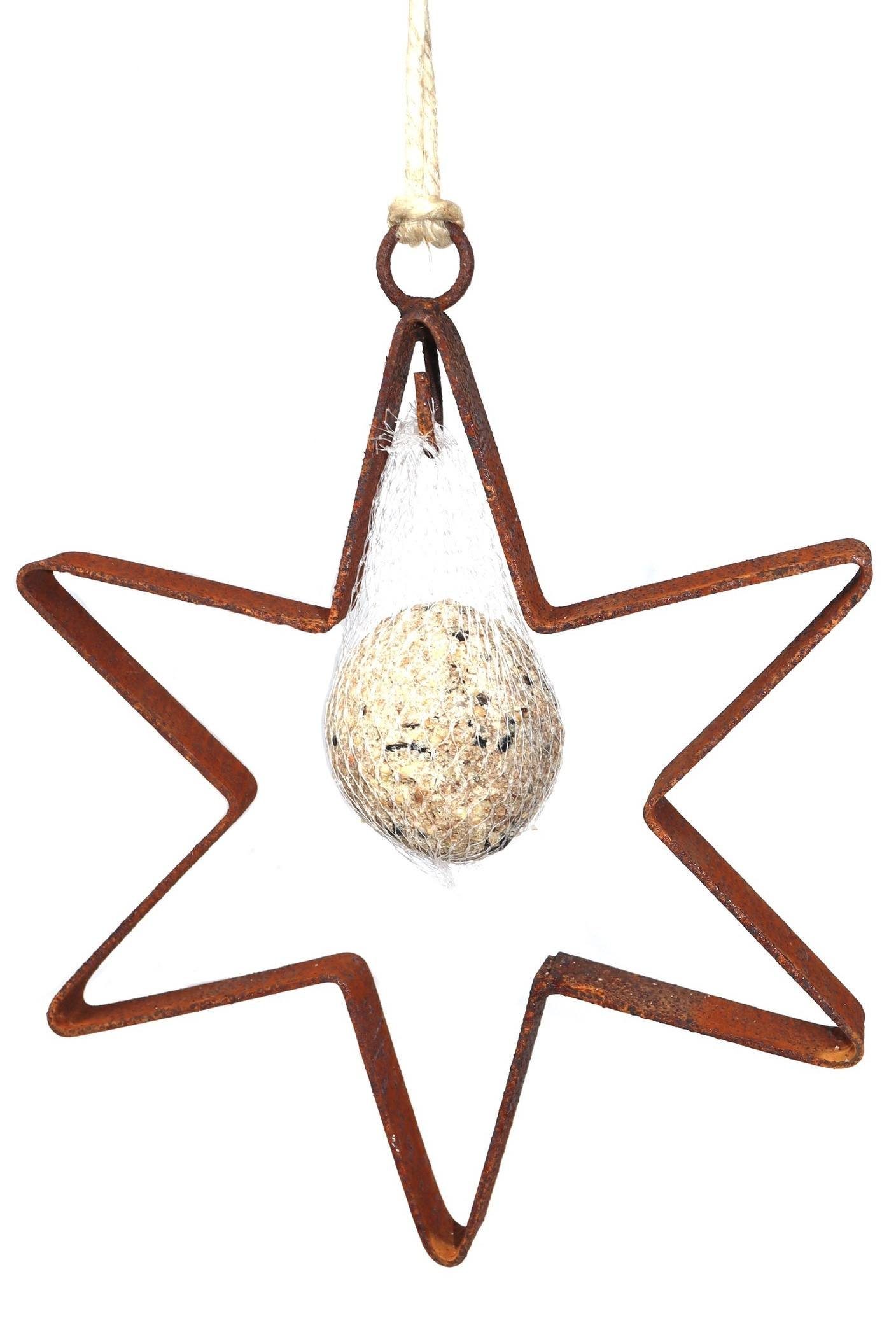 Hirsch Terracotta Vogelhaus Stern Meisenknödelhalter zu Hängen aus Metall E günstig online kaufen