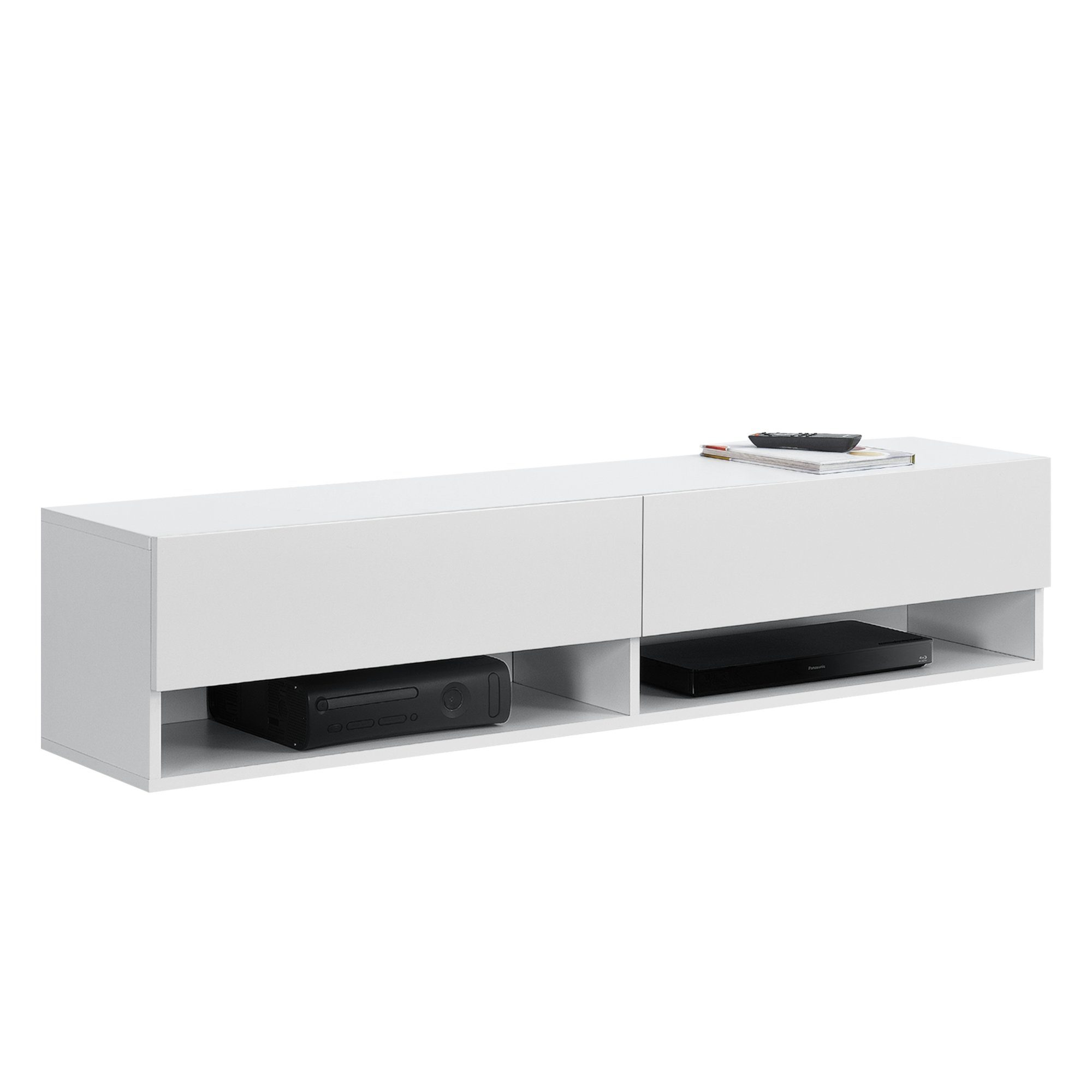 en.casa Hängeschrank Halmstad TV Lowboard 140 günstig online kaufen
