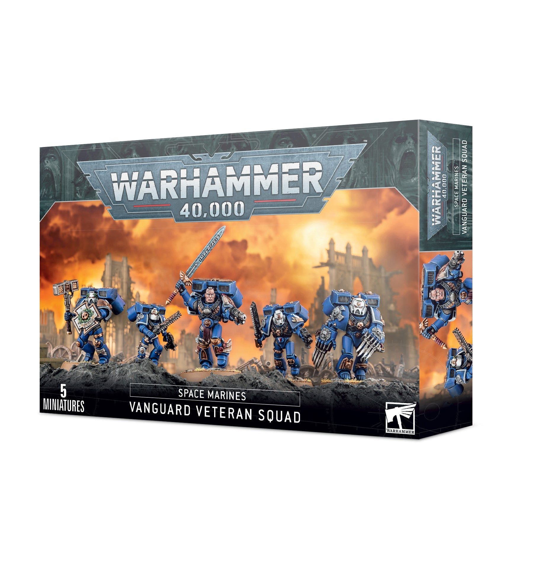 Spielfigur Warhammer 40.000 Space Marines Vanguard Veteran Squad