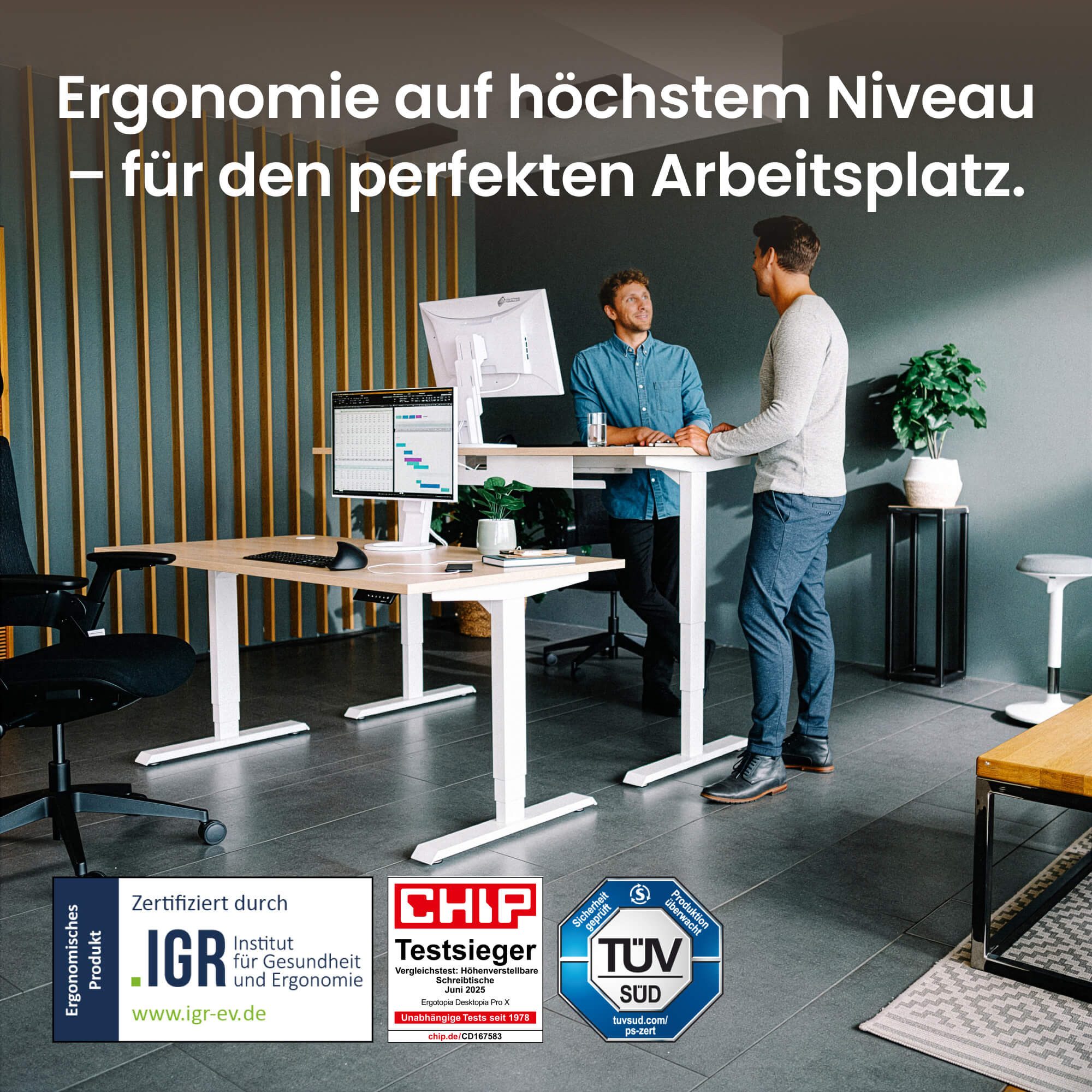 Ergotopia Schreibtisch Desktopia Pro X elektrisch günstig online kaufen