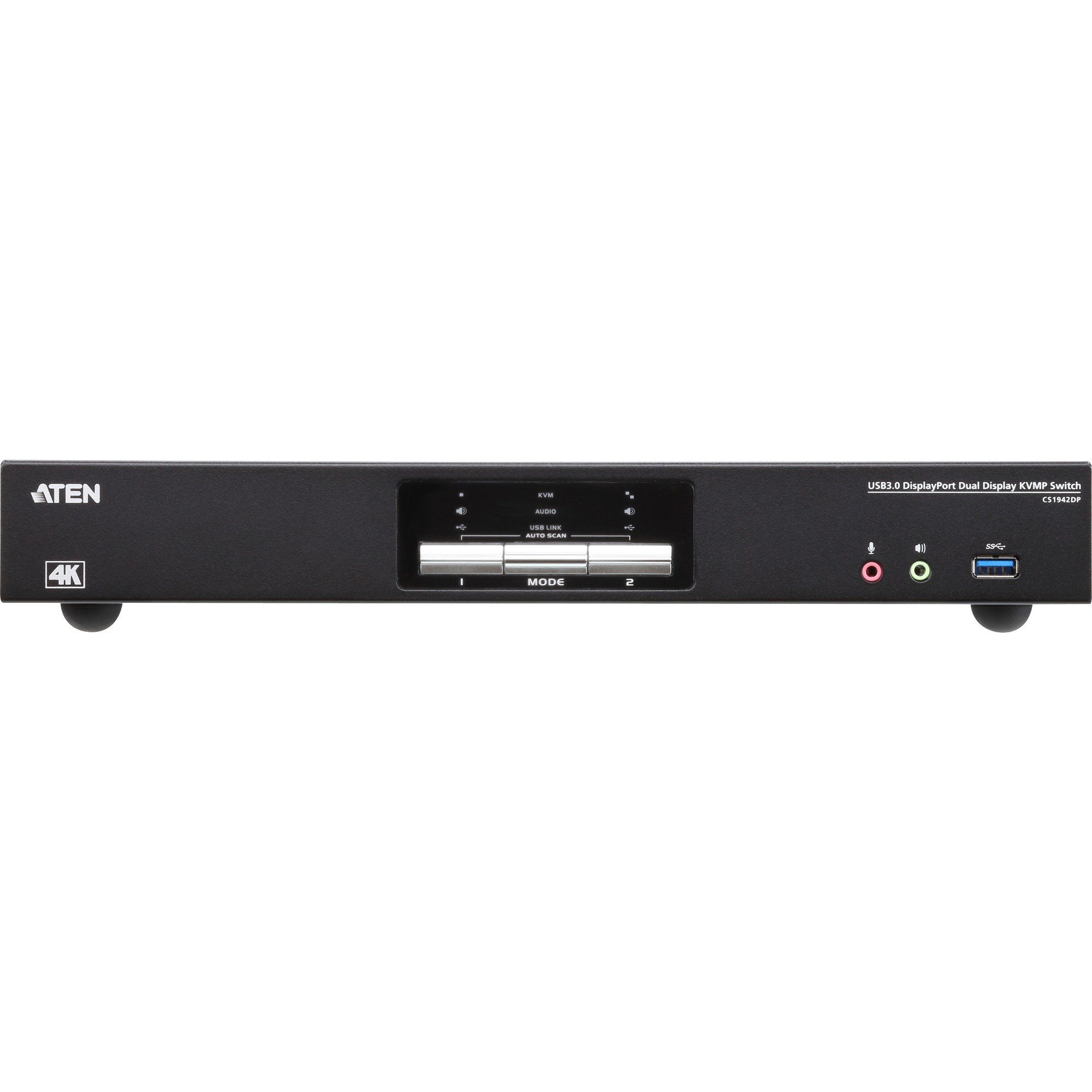 Aten ATEN CS1942DP 2-Port USB DisplayPort Netzwerk-Switch 4K Dual 3.0