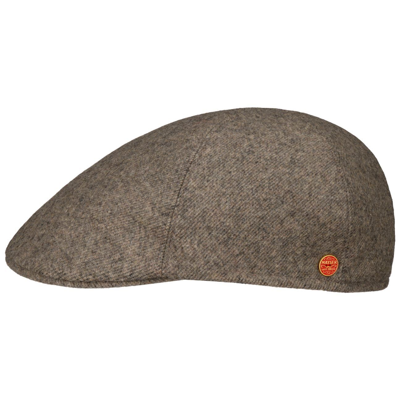 Mayser Flat Cap (1-St) Schirmmütze mit Schirm, Made in the EU beige