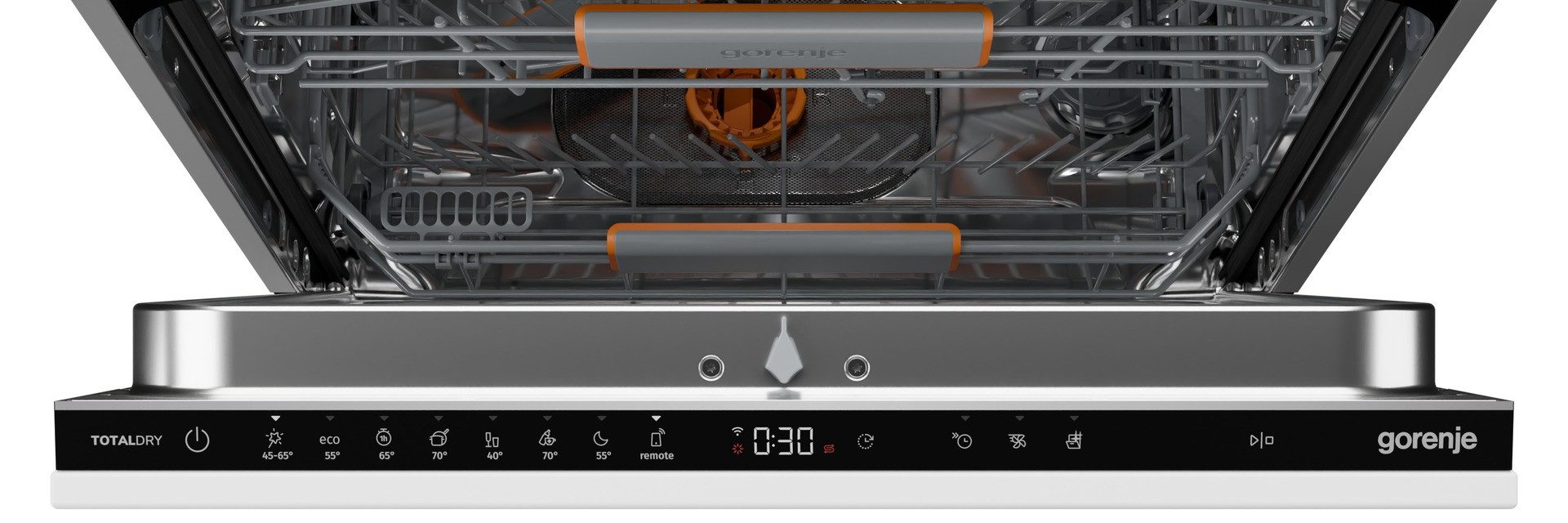 GORENJE vollintegrierbarer Geschirrspüler GV673C65, 9,5 l, 16 Maßgedecke, Energieeffizienzklasse C