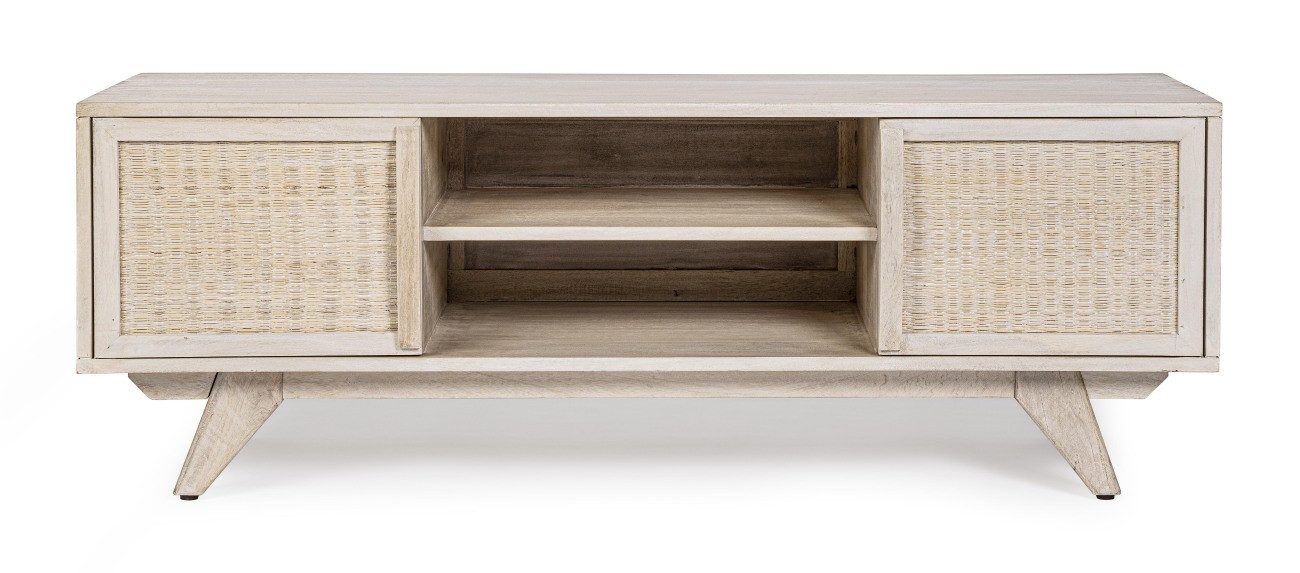 Feeling4Home TV-Board Sahana aus Mangoholz, 128 cm
