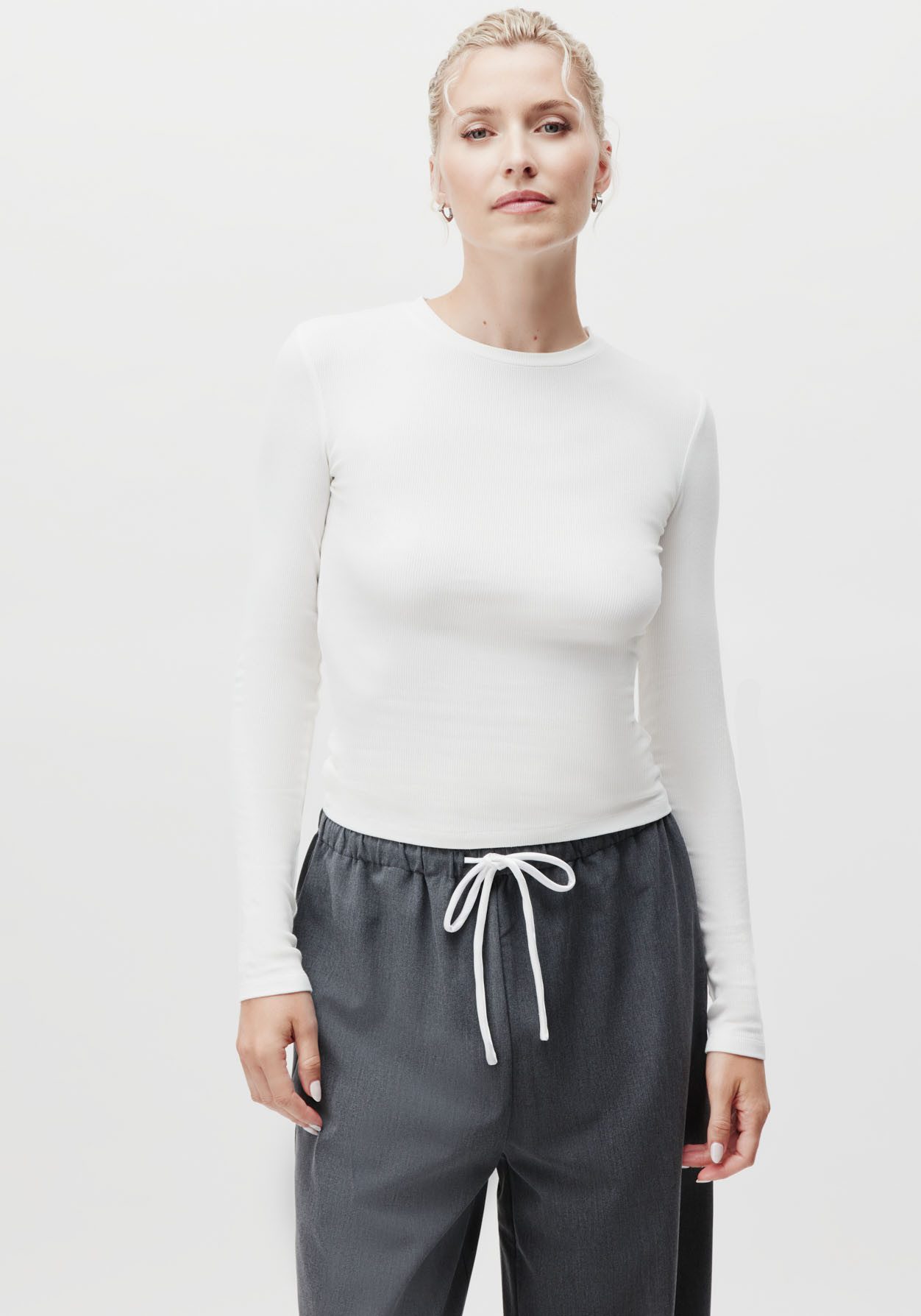 LeGer Longsleeve Cinzia, LeGer by Lena Gercke Rundhals, schmale Passform