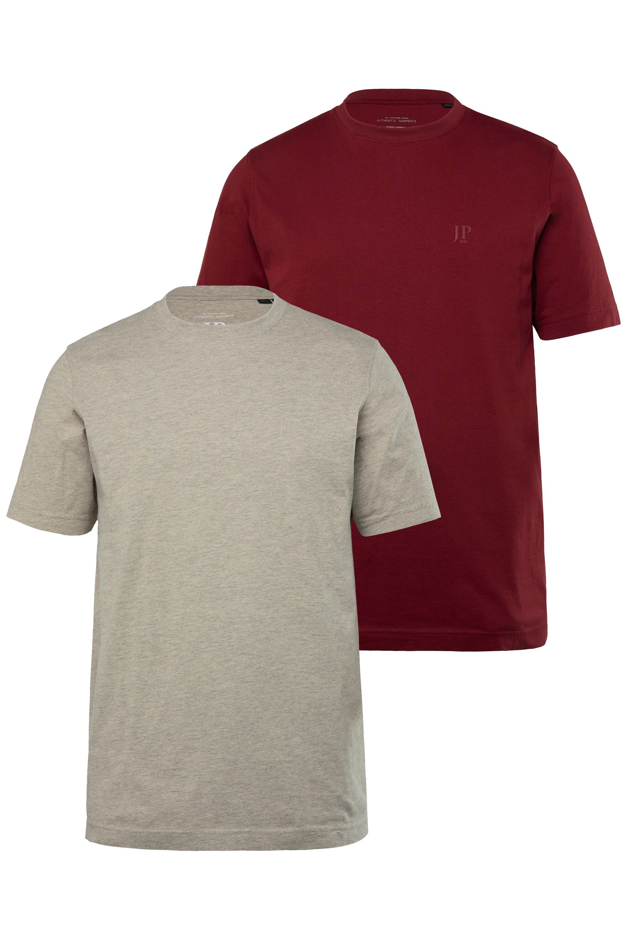 T-Shirt T-Shirts Basic 2er-Pack Rundhals bis 8XL