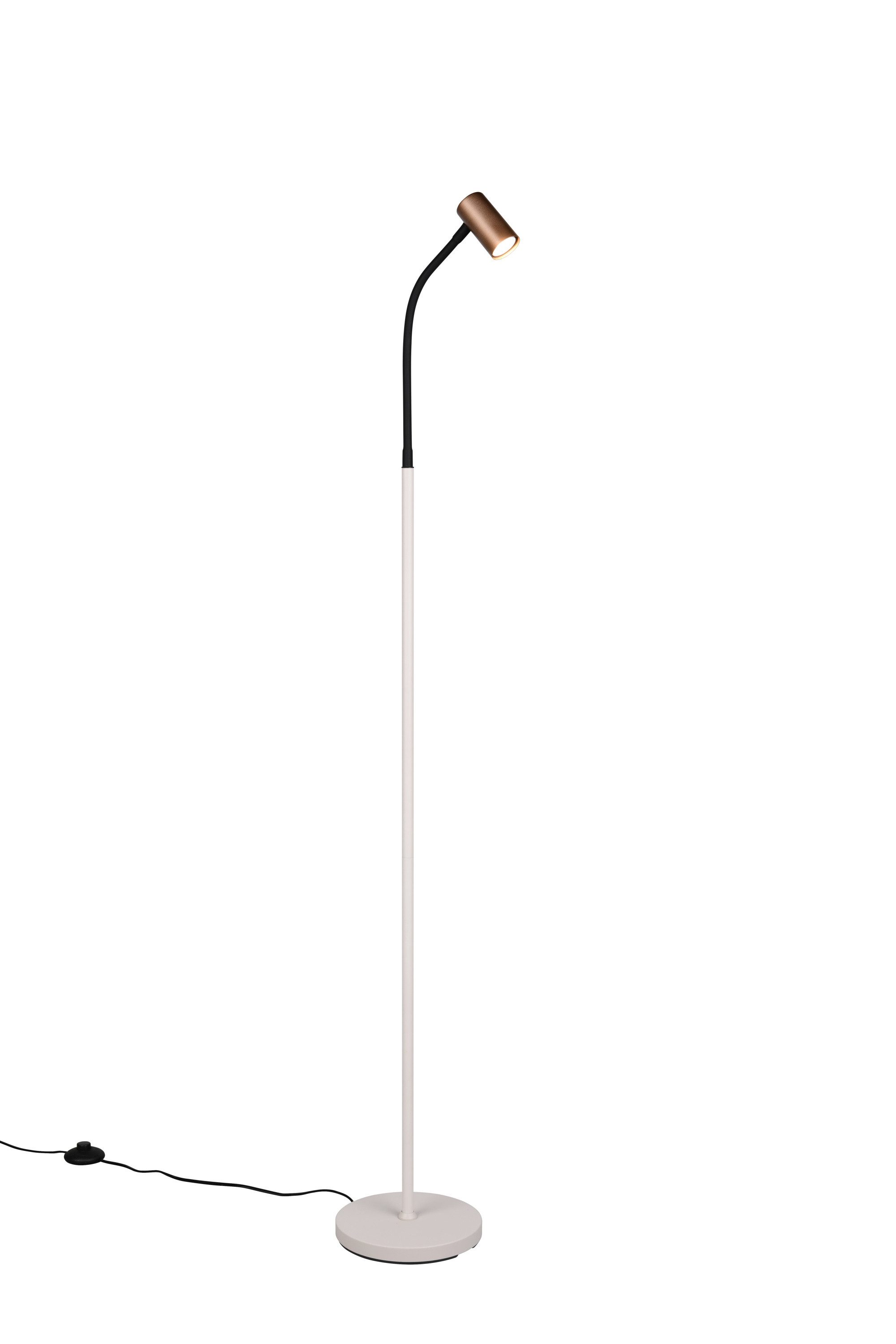 Reality Leuchten Stehlampe Reality Leuchten Stehleuchte TARYN coffee DH 20x133.50 cm braun