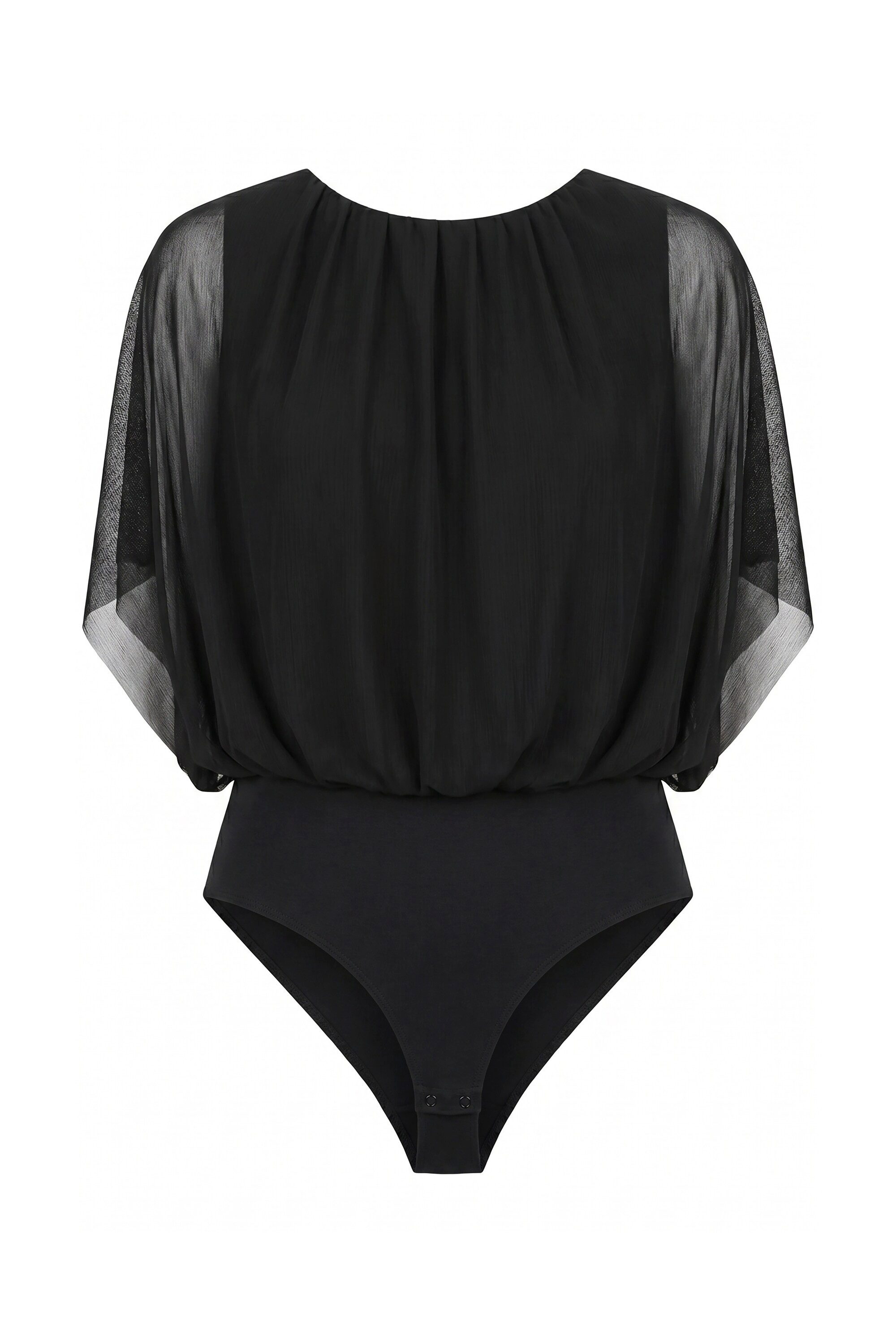 Ulla Popken Longtop Body Mesh Slim Rundhals – Bild 2 von 4