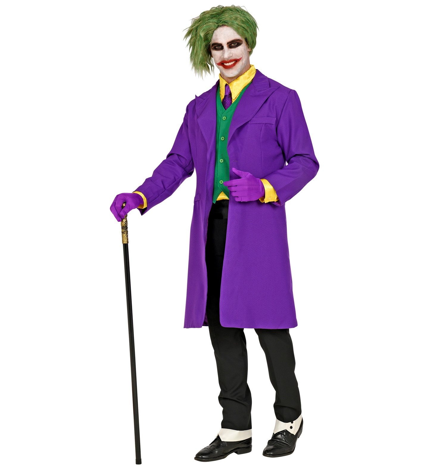 Widmann S.r.l. Clown-Kostüm Teuflisches Clown Kostüm 'Joker' für Erwachsene