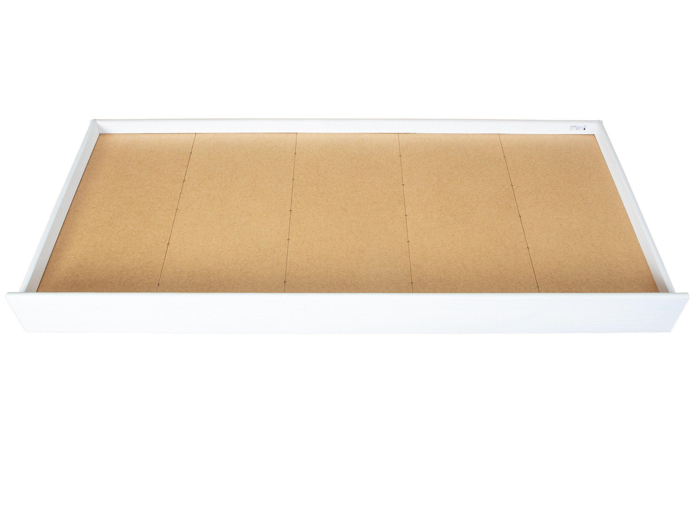 Inter Link Bettschubkasten aus Massivholz in Weiss (BxHxT: 199x22x94 cm)