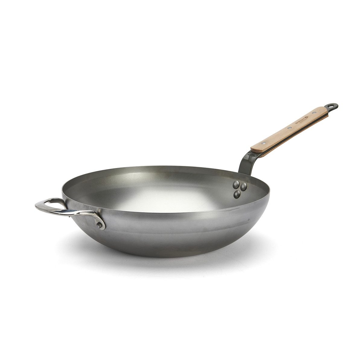 de Buyer Wok Mineral B Bois, 32 cm