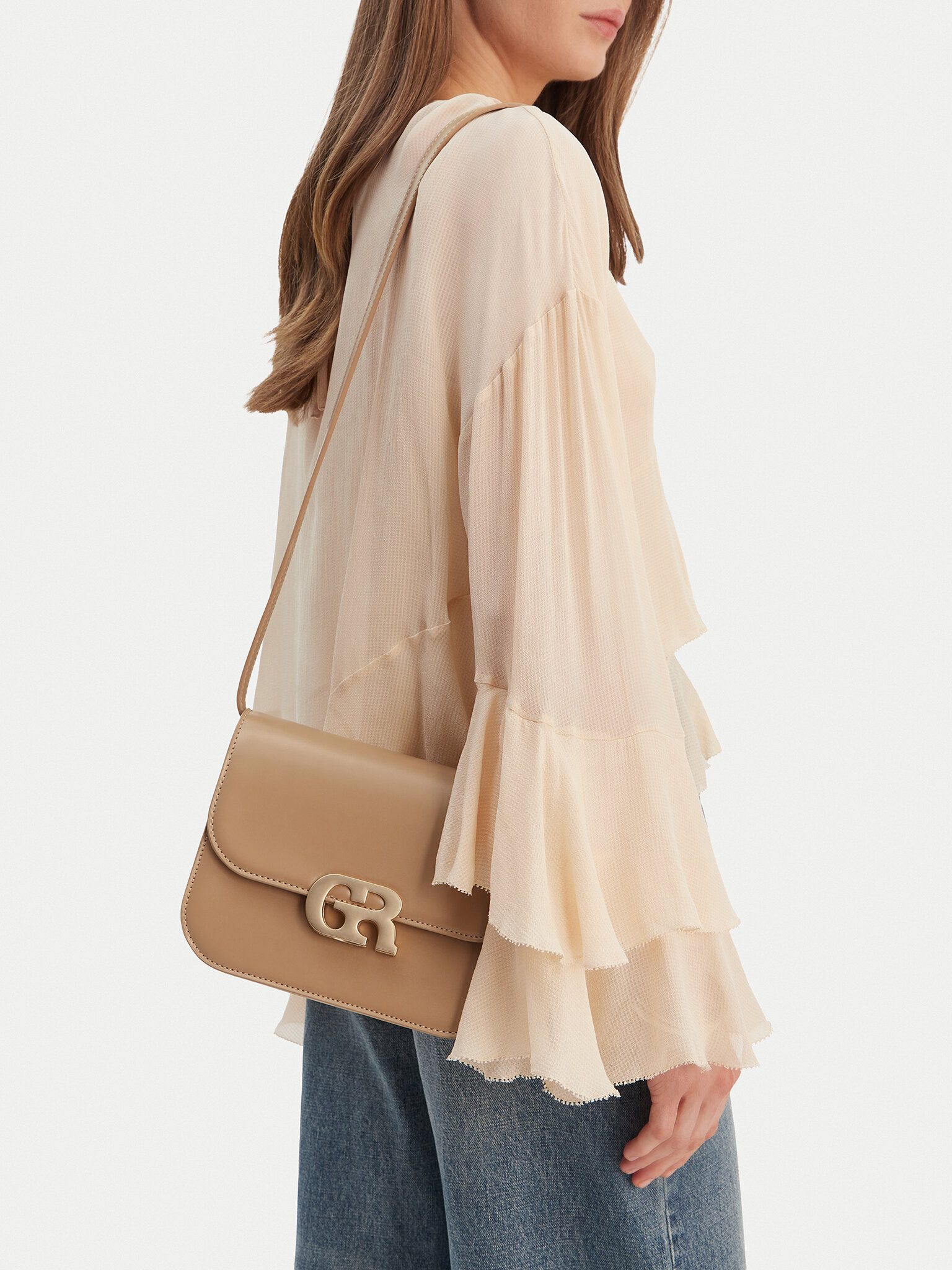 GINO ROSSI Handtasche Gino Rossi Damenhandtasche Beige Gino Rossi-EO-EQ44A Beige