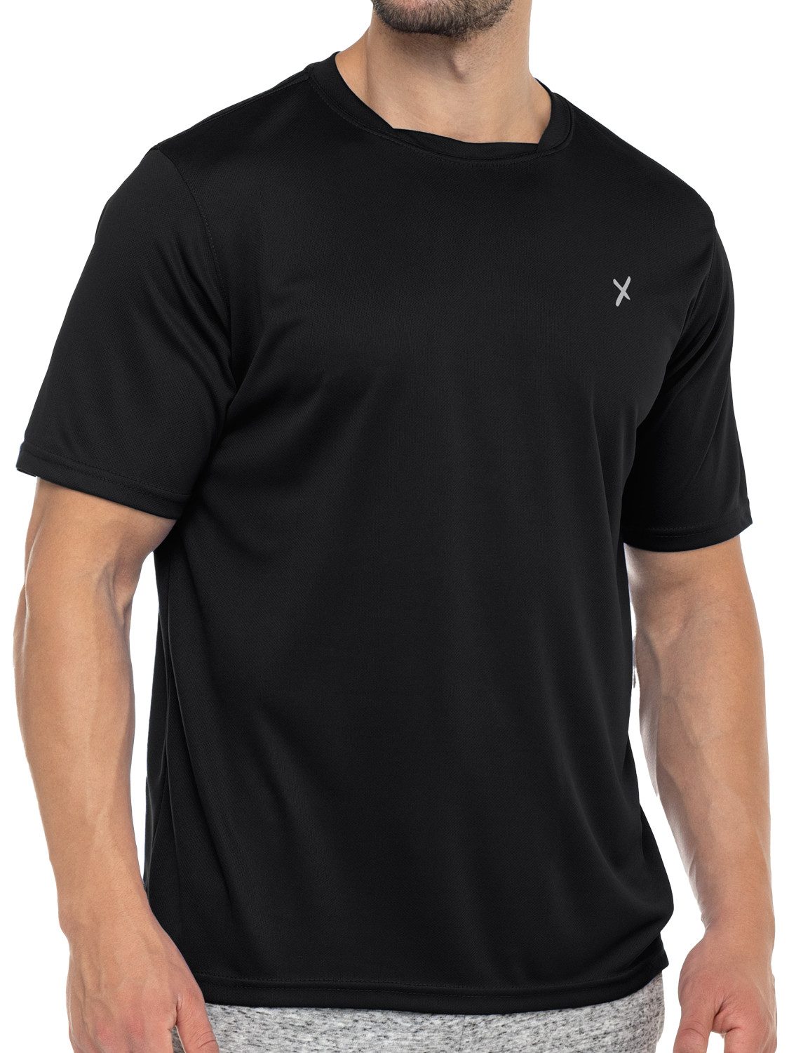 CFLEX Trainingsshirt Herren Sport Shirt Fitness T-Shirt piqué Sportswear Collection
