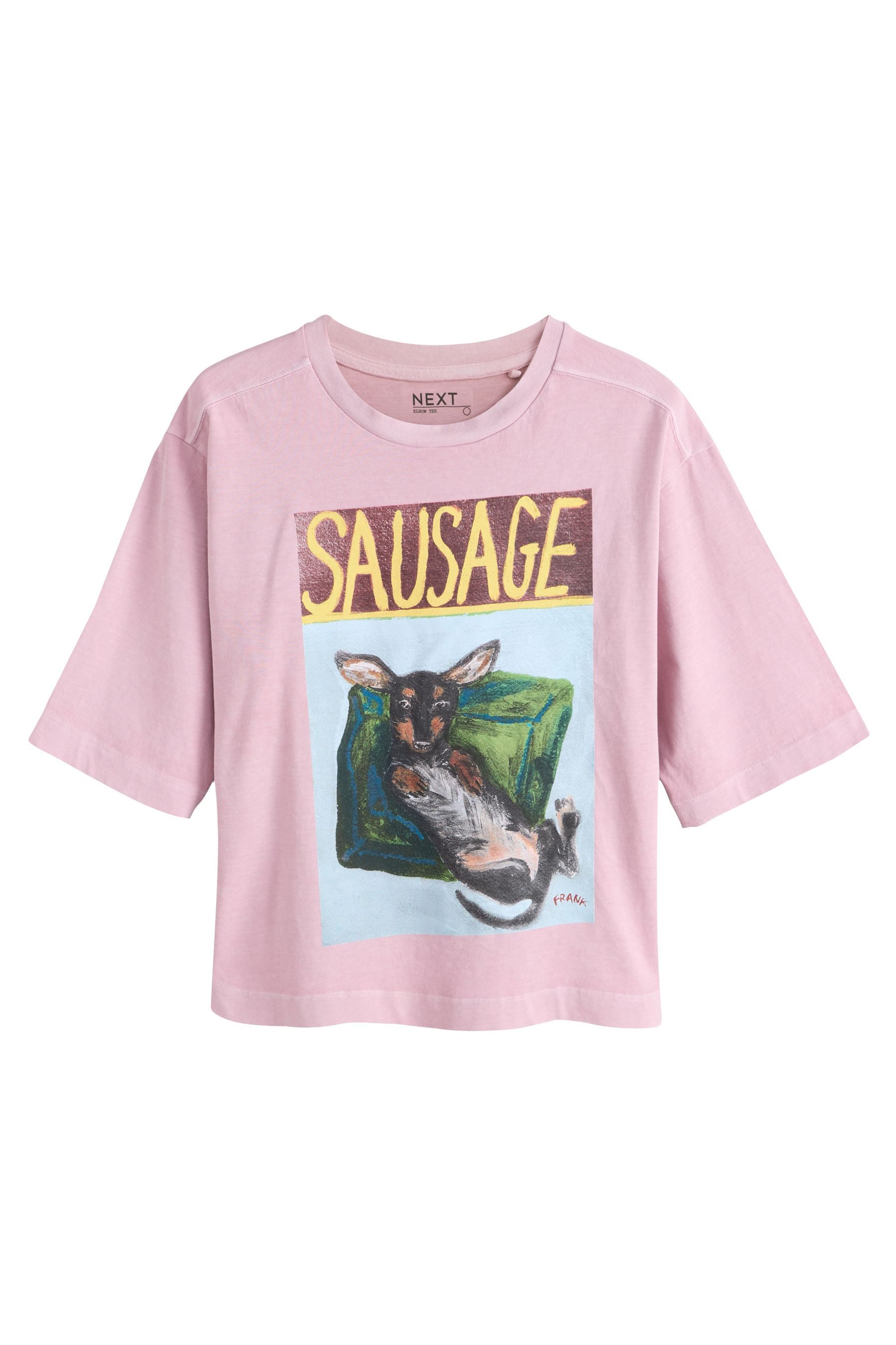 Next Print-Shirt Lizenziertes T-Shirt, Dackel Frankie Thorp (1-tlg)