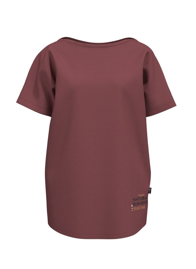 Trigema T-Shirt TRIGEMA T Shirt mit Printmotiv "Natural Elements" (1-tlg) günstig online kaufen