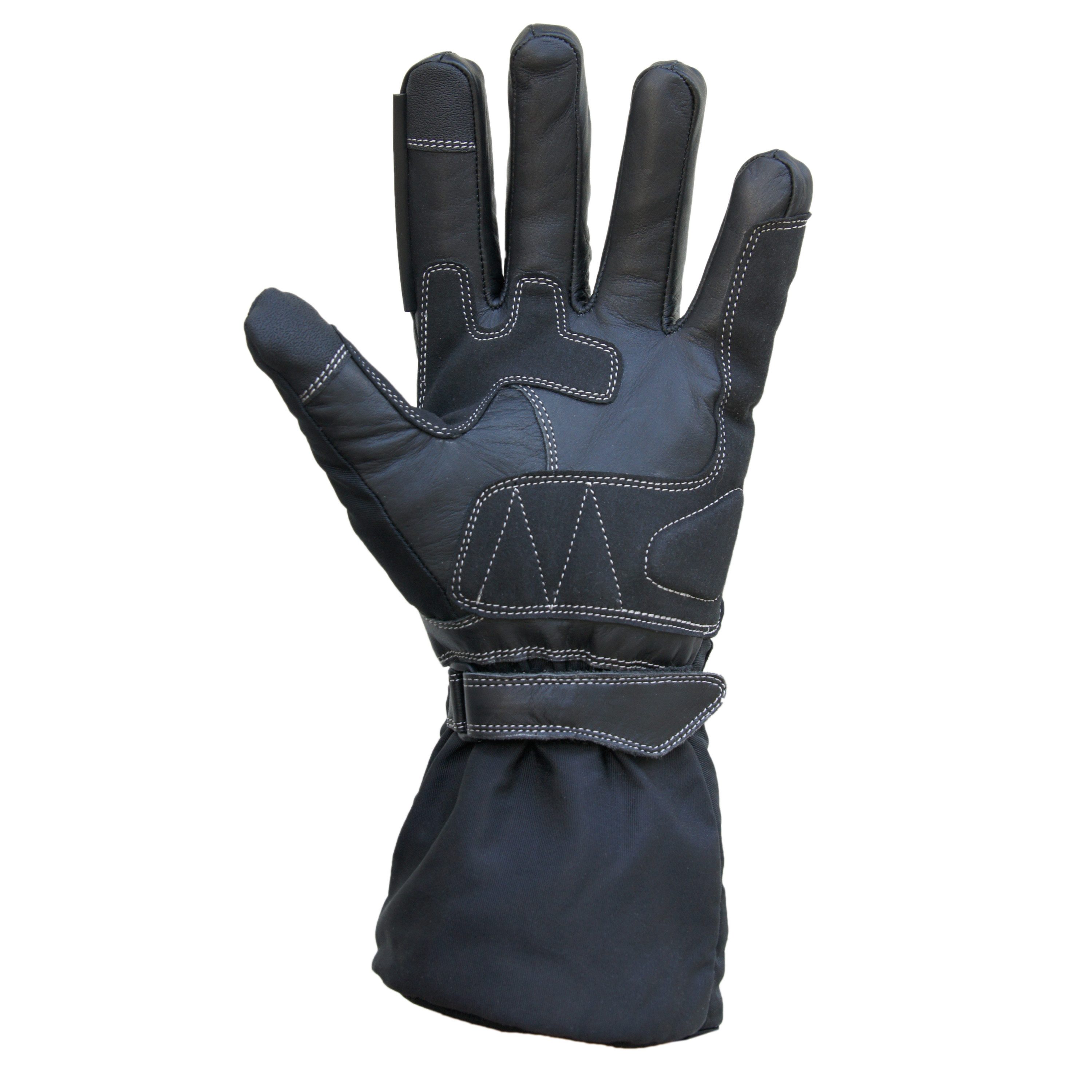 PROANTI Motorradhandschuhe PROANTI Regen Motorradhandschuhe Lange Stulpe Visierwischer Längere Stulpe, Visierwischer, wasserdicht, Touchscreen-Funktion