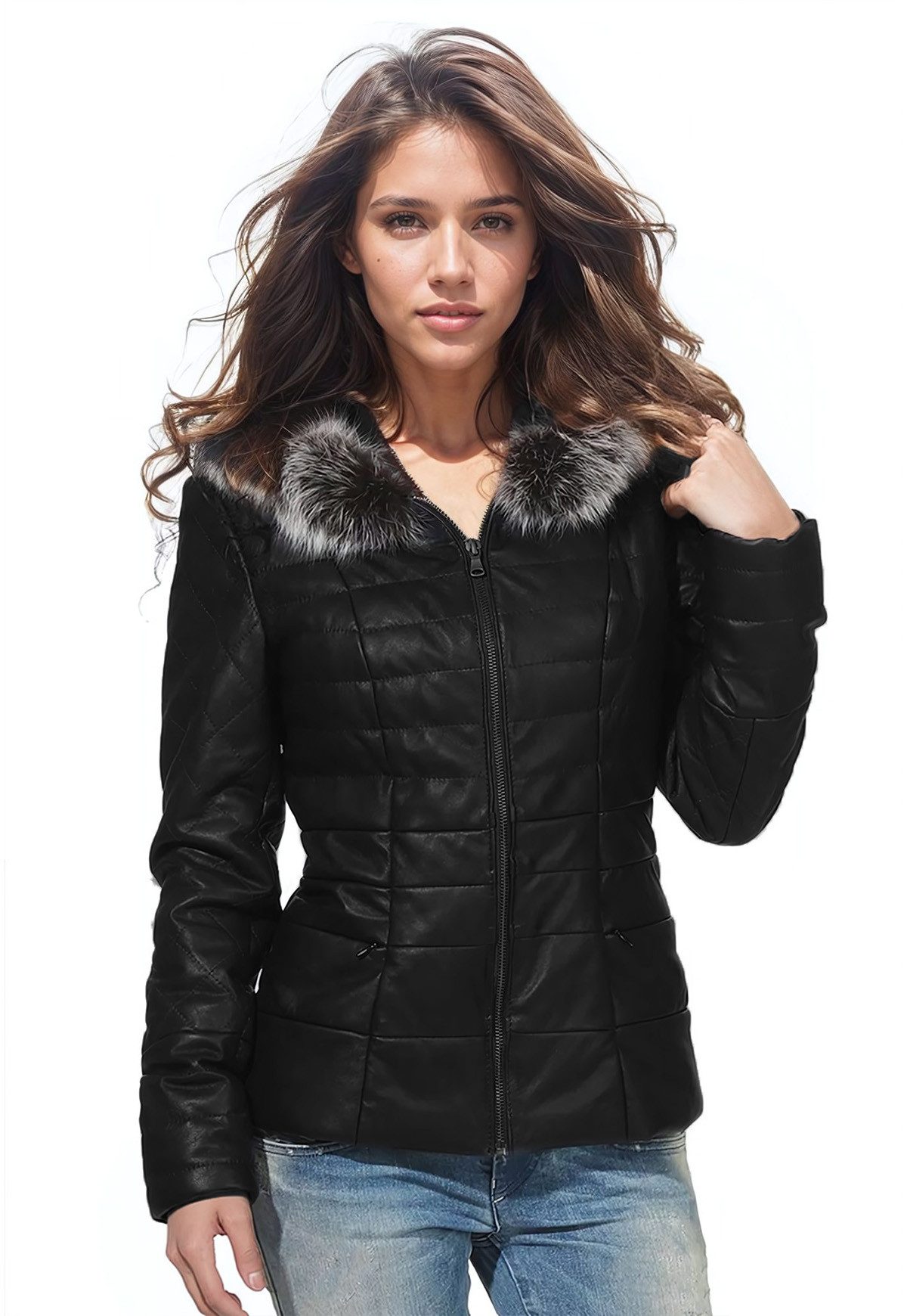Hollert Winterjacke Lederjacke - BRYDA günstig online kaufen