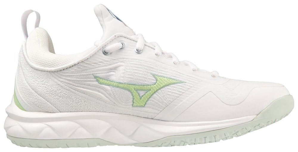 Mizuno WAVE LUMINOUS 2(W) Ebony/Rose/Quiet Handballschuh 35 Shade Wht/GlacialRidg/PatGreen