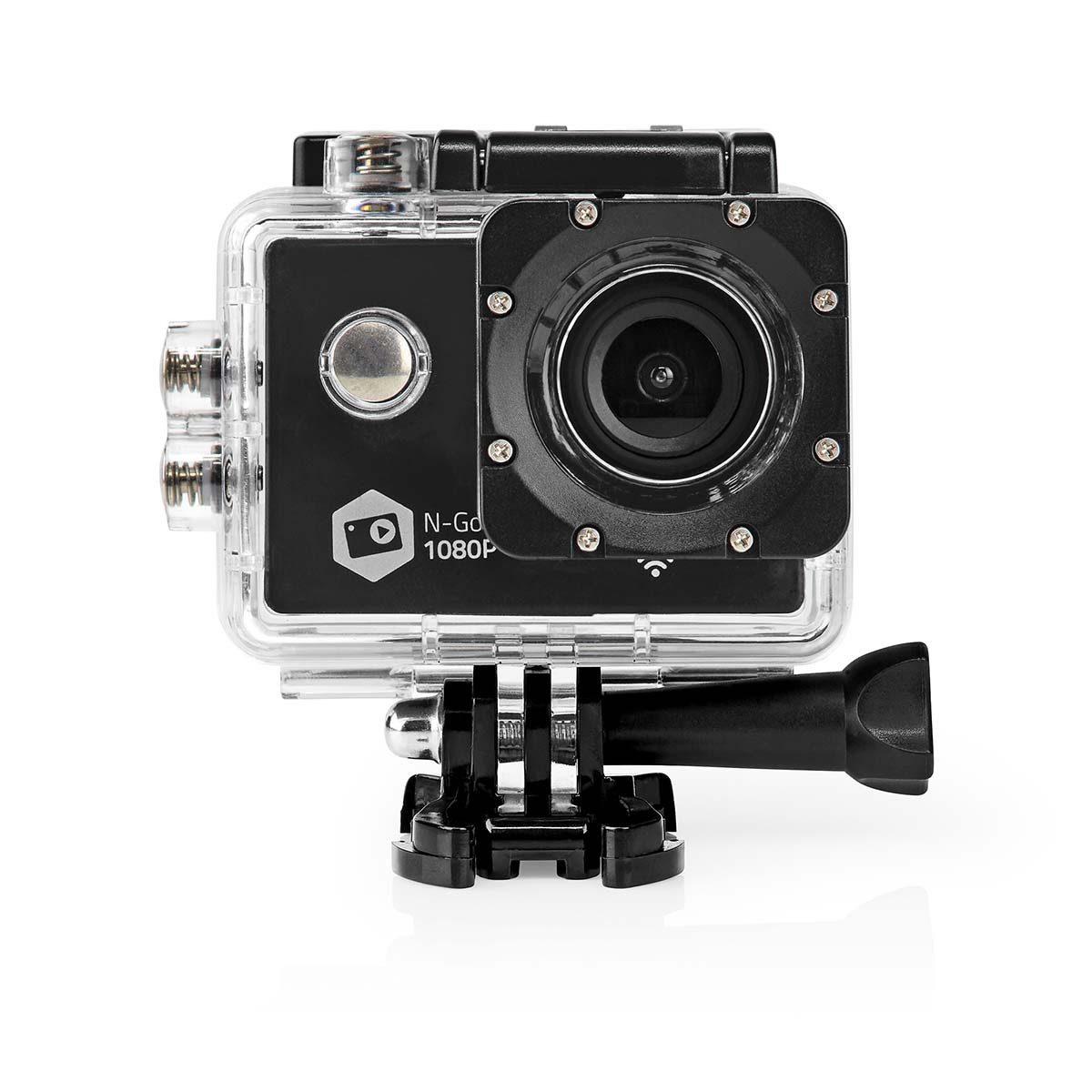 Nedis ACAM21BK Action Cam (Wi-Fi, alltag & einsatz, 1080p@30fps, waterproof up to: 30,0 m)