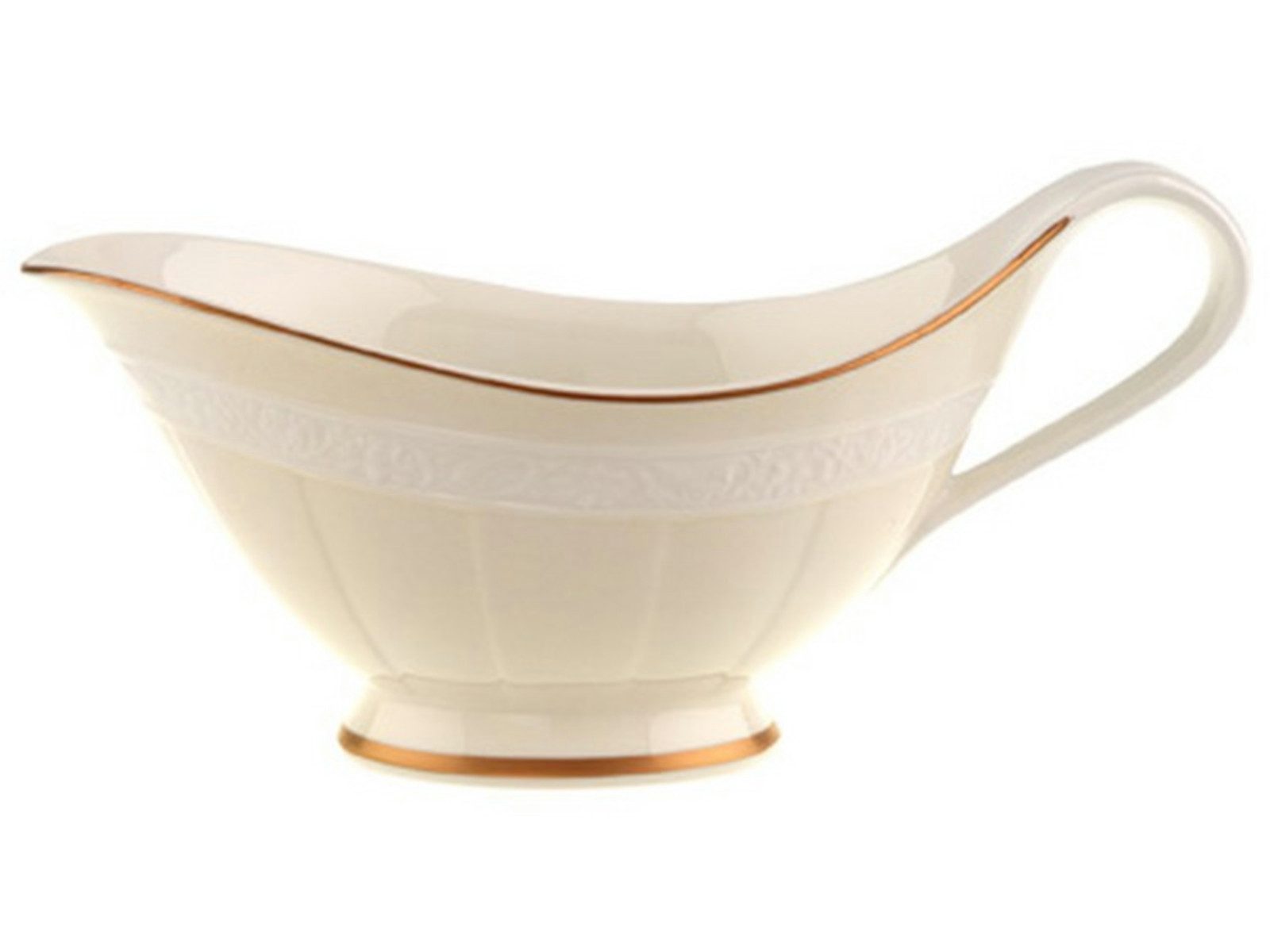 Villeroy & Boch Sauciere Ivoire Sauciere-Oberteil 0,4 l, Premium Bone Porcelain, (Saucieren)