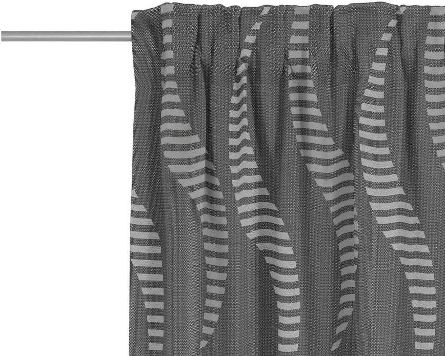 Multifunktionsband Vorhang Lupara, blickdicht, Wirth, Jacquard (1 St), grau