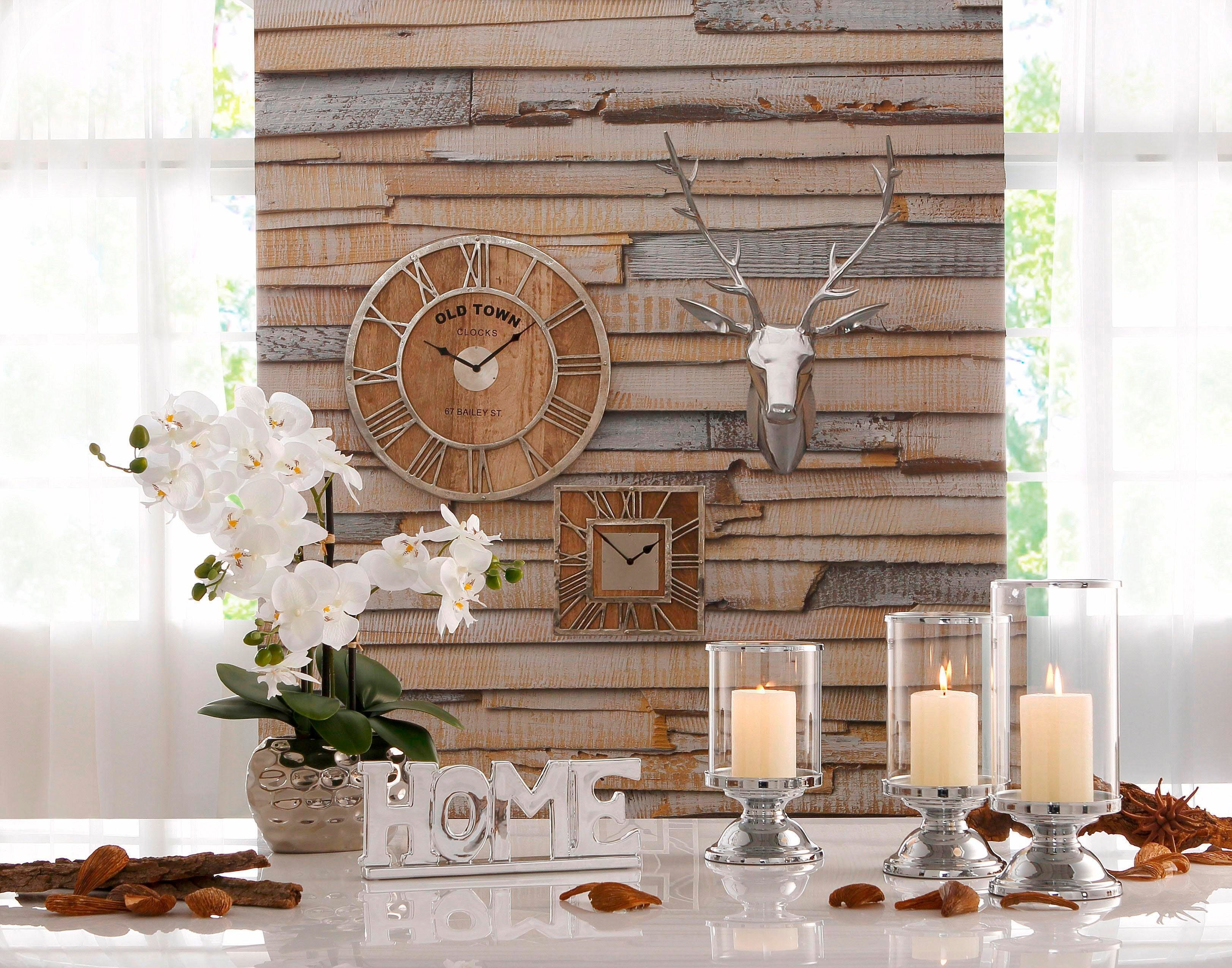 Komar Fototapete Whitewashed Wood - Größe 368 x 254 cm, glatt, bedruckt, Wohnzimmer, Schlafzimmer