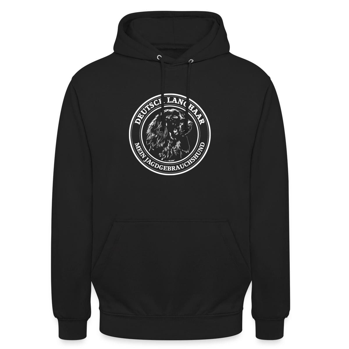 Hoodie Deutscher Langhaarhund, Jagdhund Unisex Hoodie