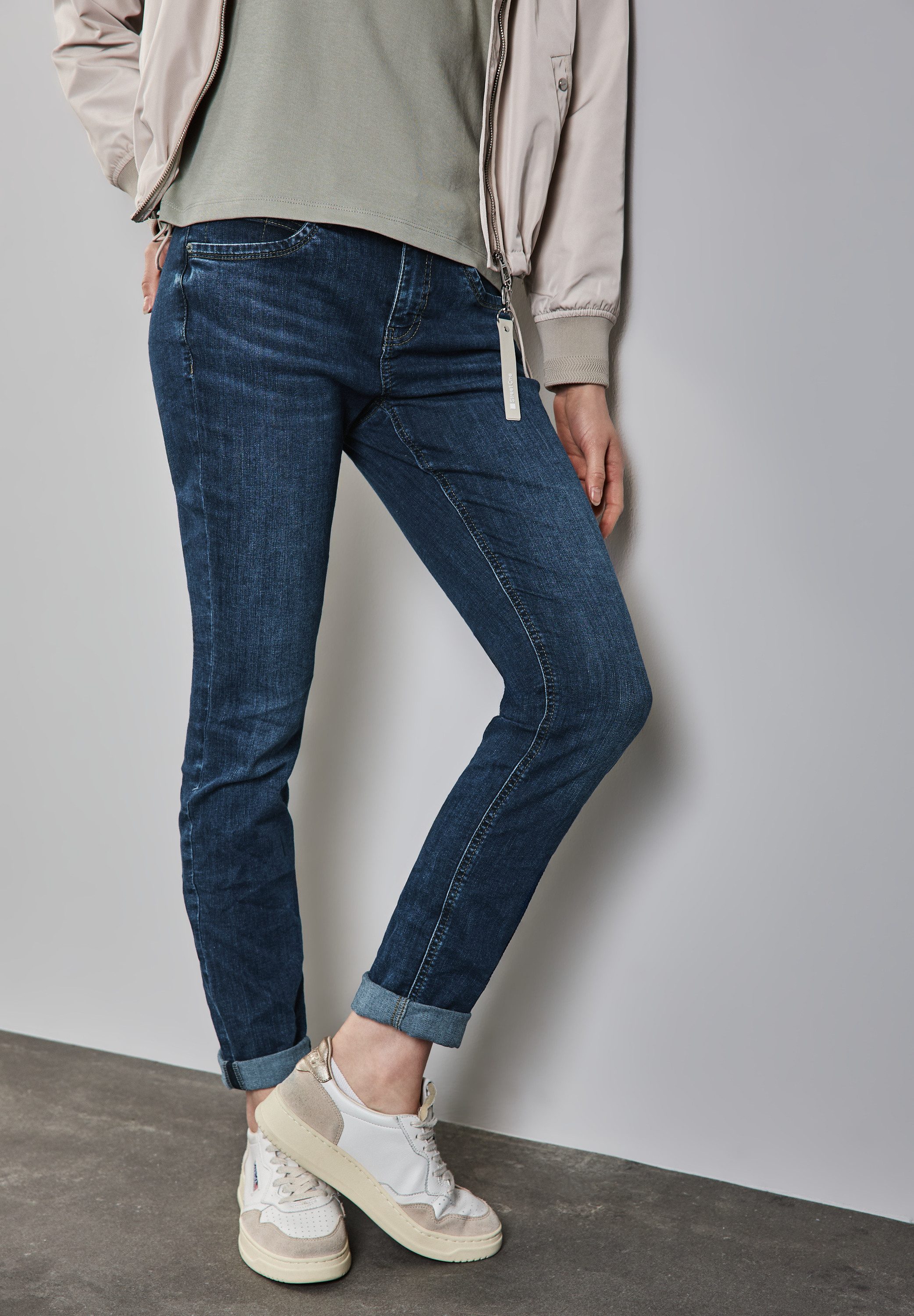 STREET ONE 5-Pocket-Jeans Style Jane mit Stretch günstig online kaufen