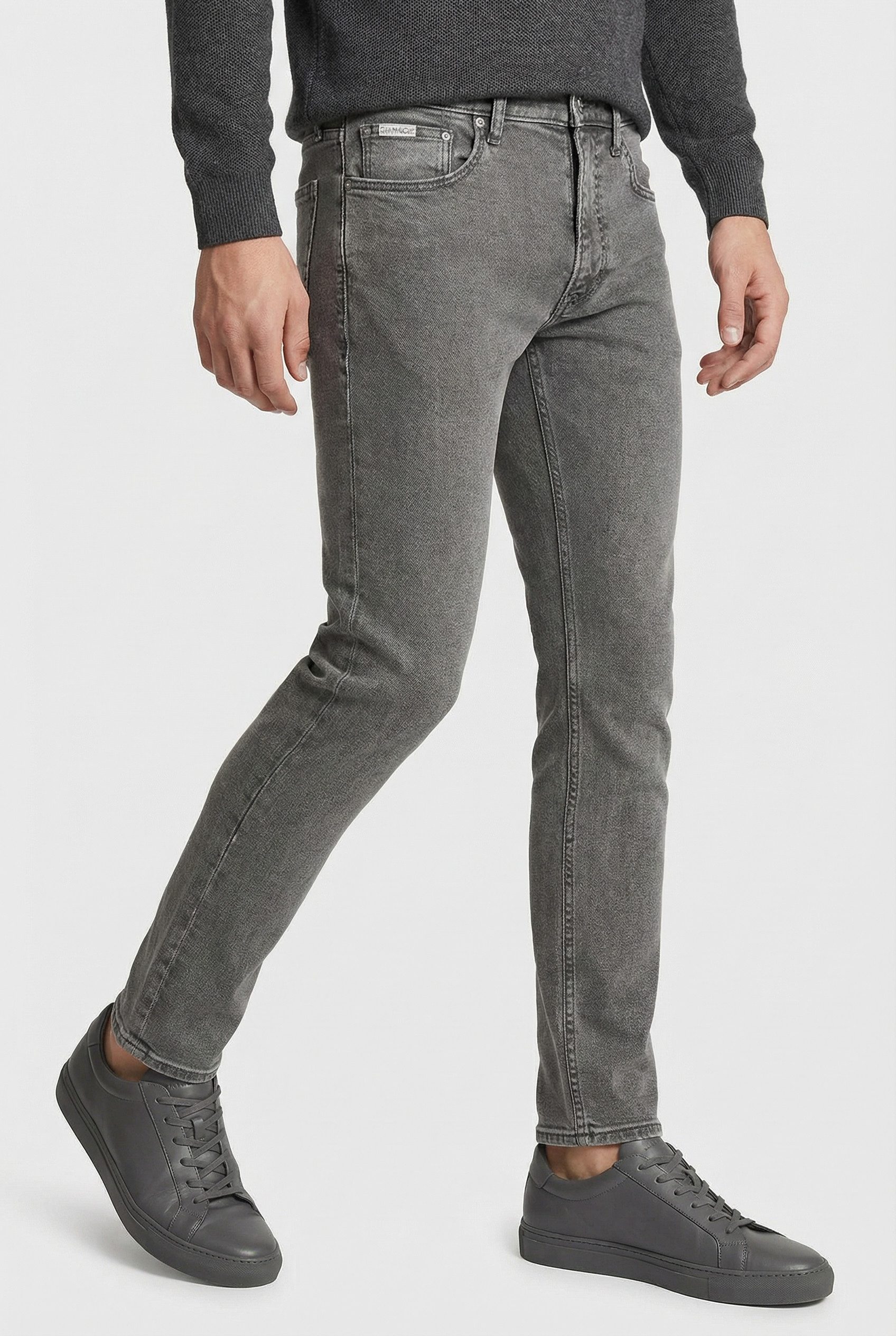 Calvin Klein Jeans Skinny-fit-Jeans SKINNY mit Leder-Badge