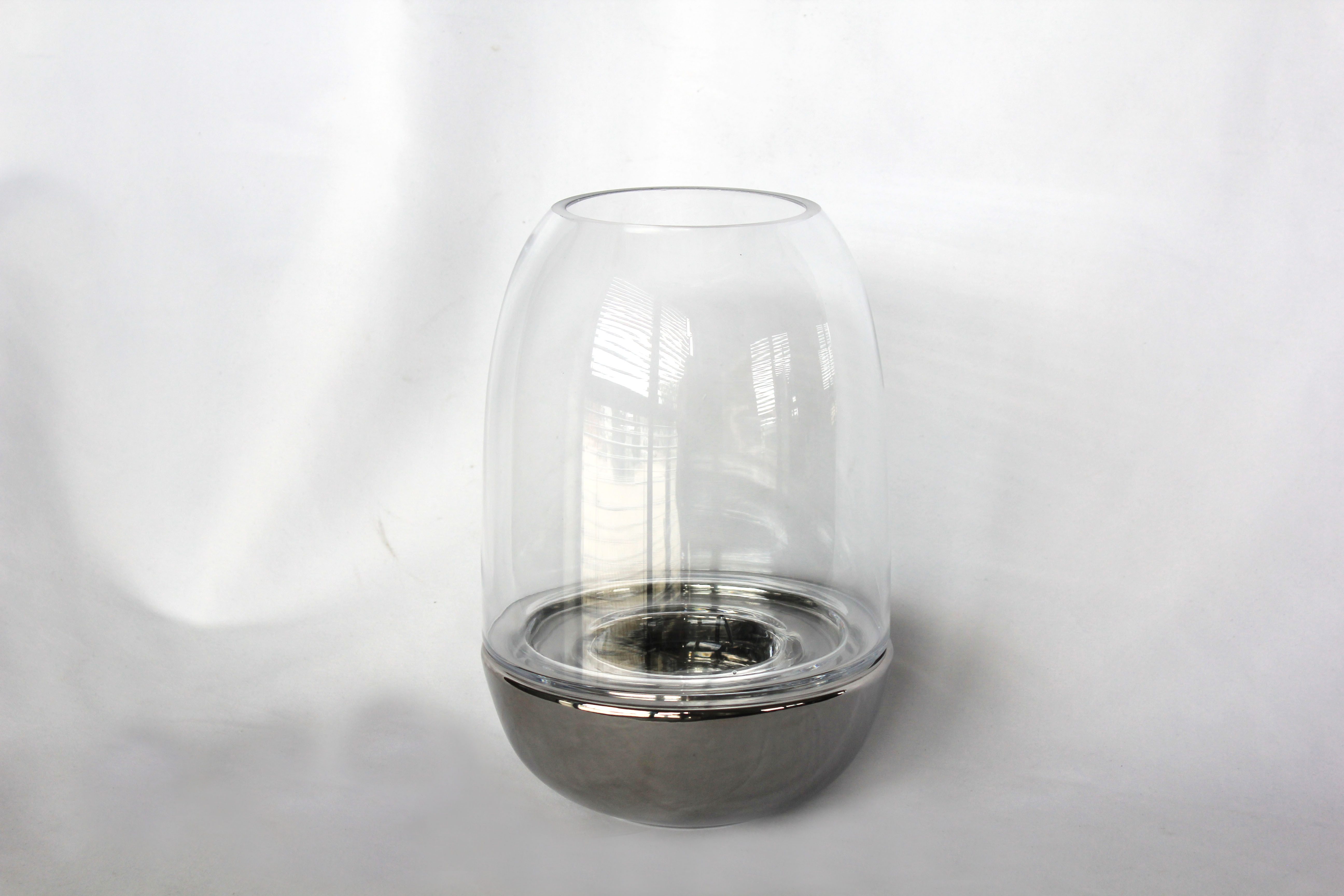 Kaheku Windlicht Kaheku, Windlicht bestehend aus Sockel und Glas Höhe 24cm, 7833040997