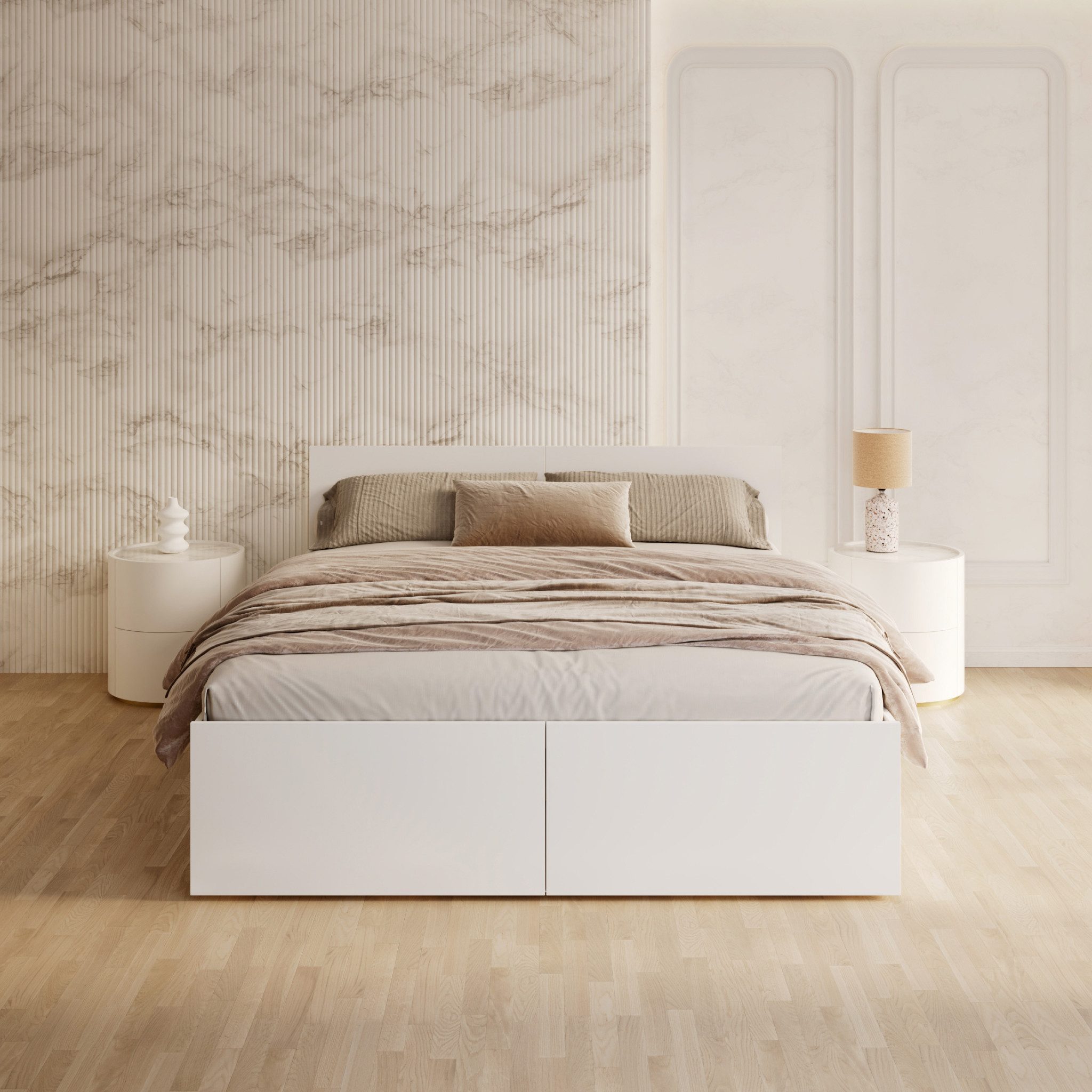 FDM Stauraumbett PANAMA PAMI Bettgestell Matratze 90x200, 120x200, 140x200, günstig online kaufen