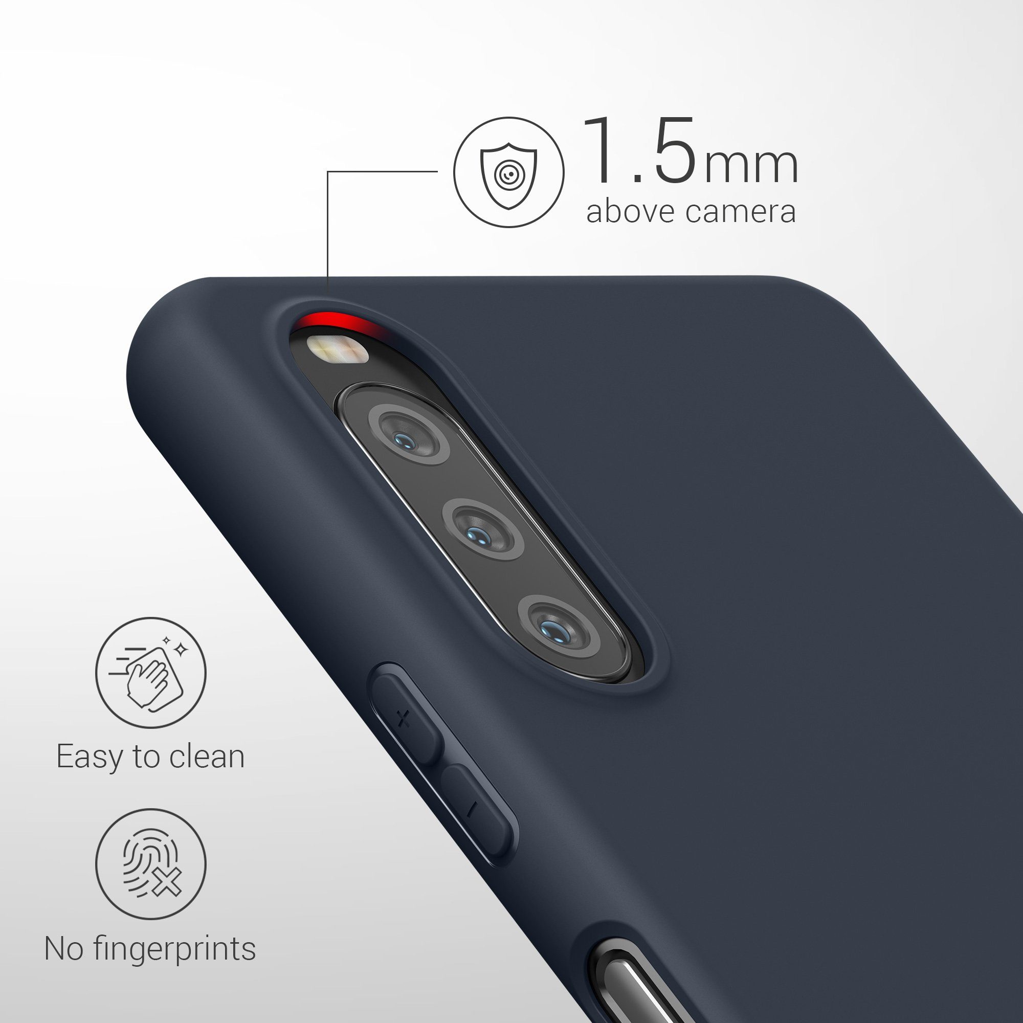kwmobile Handyhülle Hülle für Sony Xperia 10 III, Hülle Silikon - Soft Handyhülle - Handy Case Cover