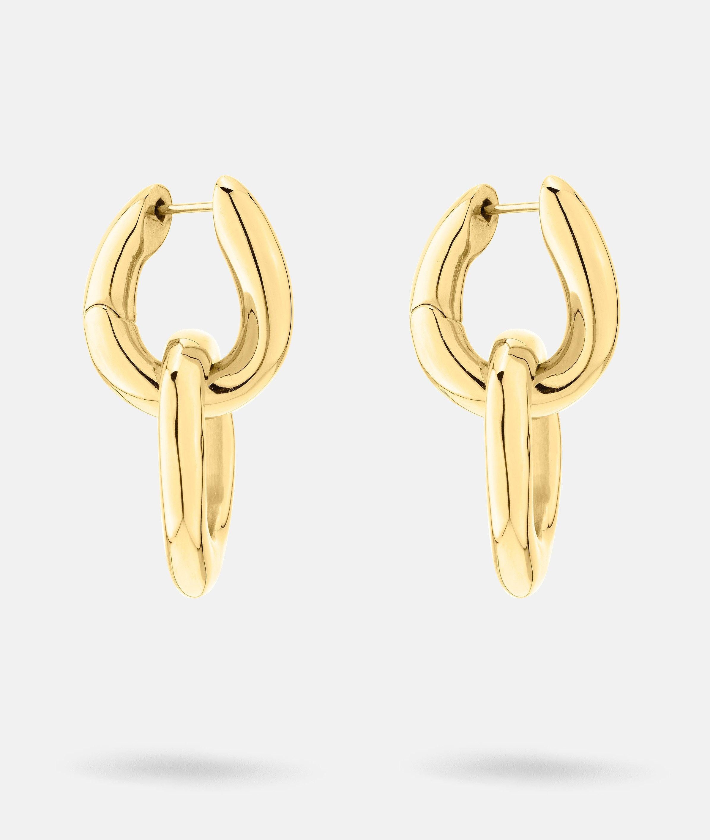 Liebeskind Berlin Paar Creolen Schmuck Geschenk Edelstahl Ohrringe The Orga günstig online kaufen