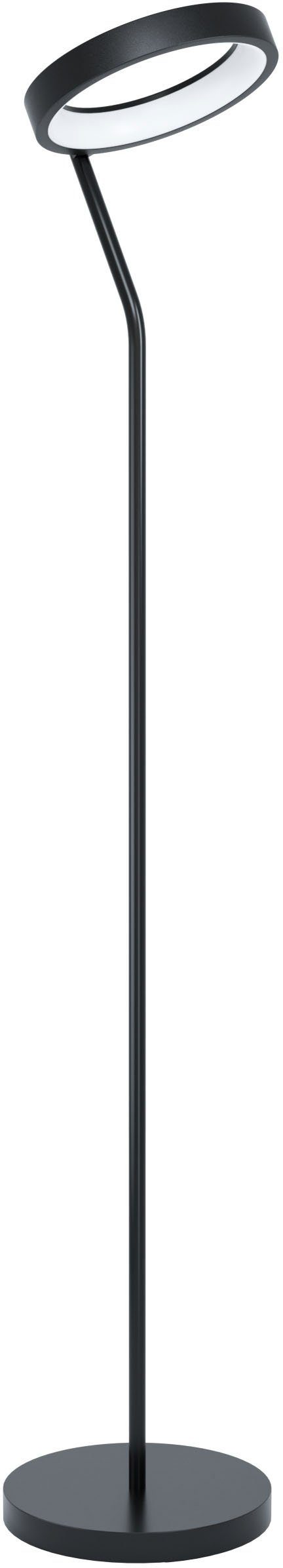 EGLO Stehlampe MARGHERA-Z, LED fest aus - warmweiß integriert, warmweiß - Stahl kaltweiß kaltweiß, schwarz - 4X4W in Stehleuchte 