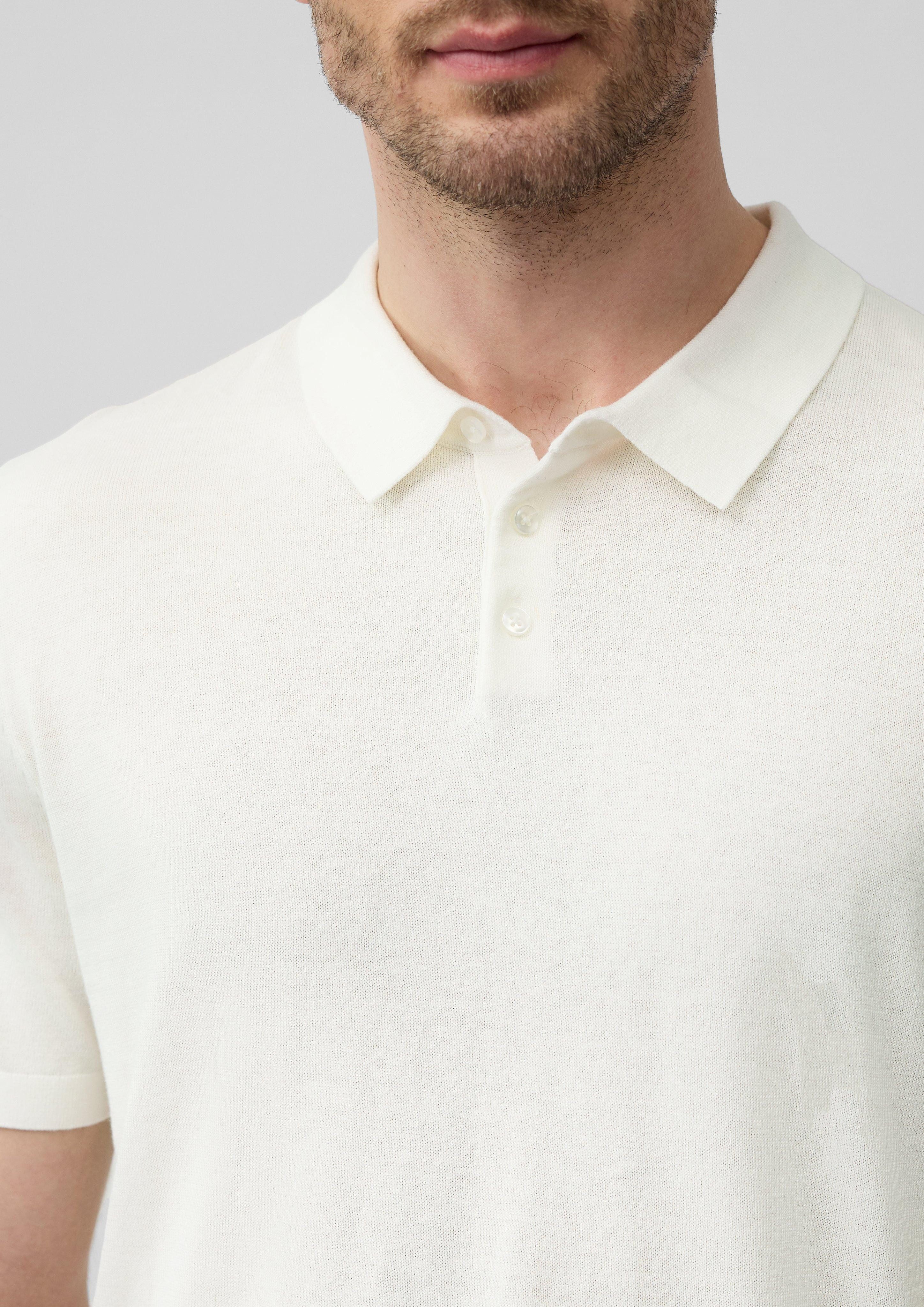 s.Oliver BLACK LABEL Strickpullover Weiches Strick-Poloshirt günstig online kaufen