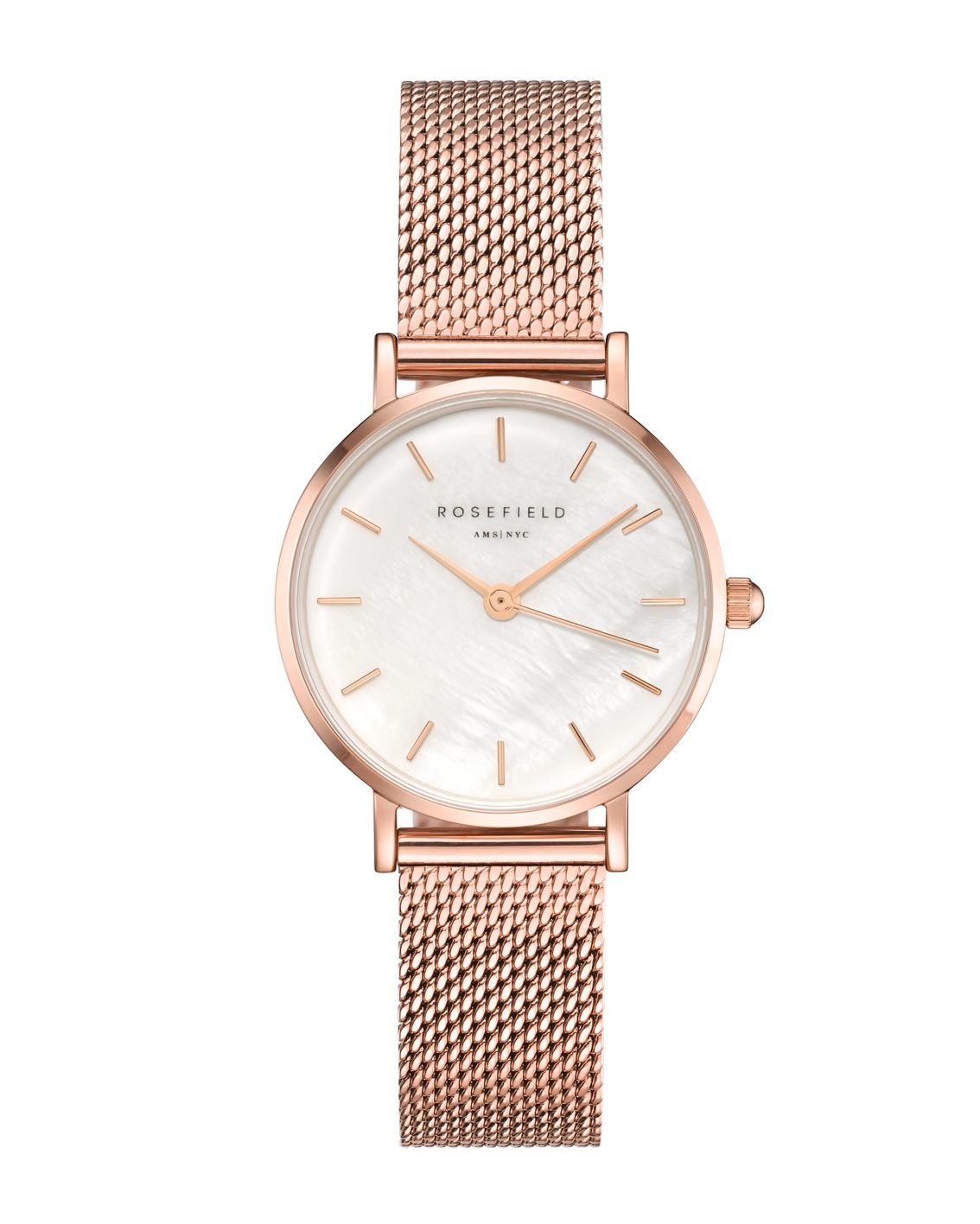 ROSEFIELD Quarzuhr ROSEFIELD Damenuhr Small Edit 26mm Rosa