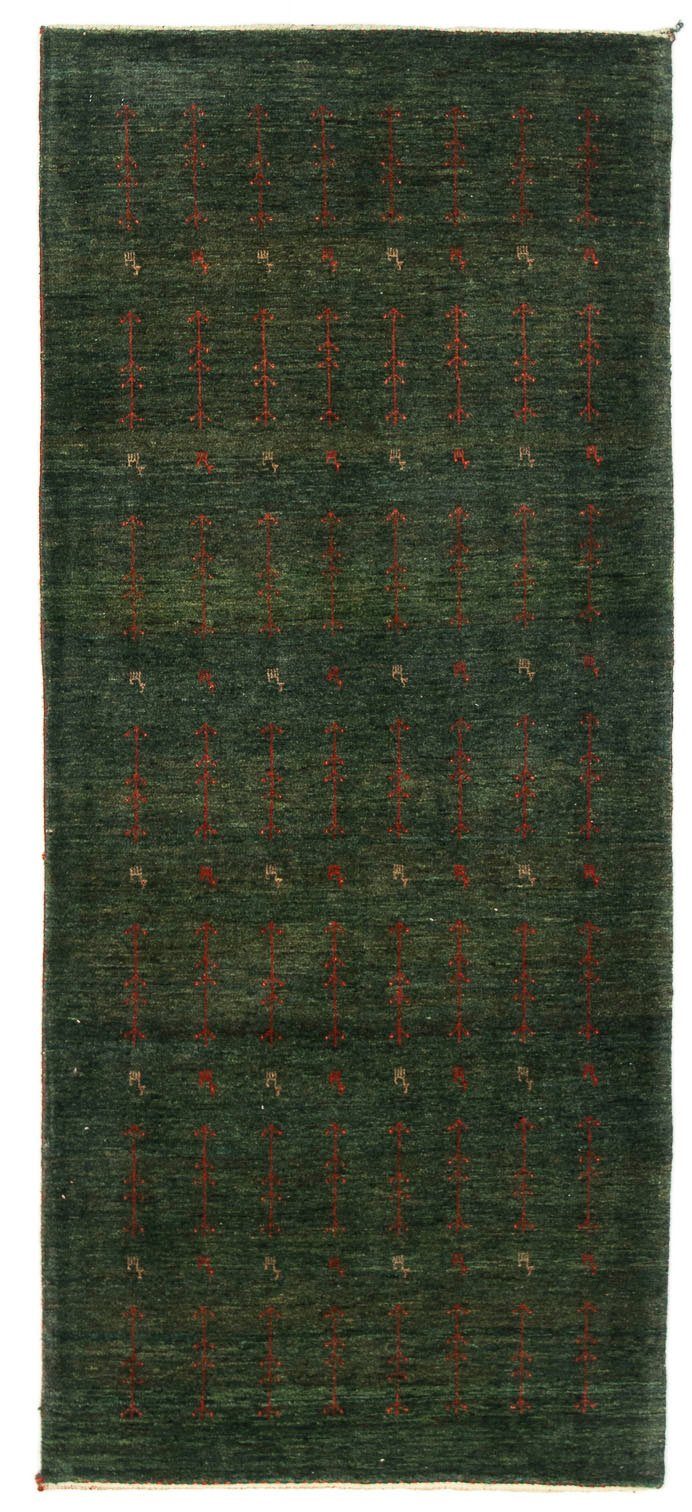 Wollteppich Loribaft Teppich handgeknüpft grün, handgeknüpft mm, rechteckig, Höhe: morgenland, 18