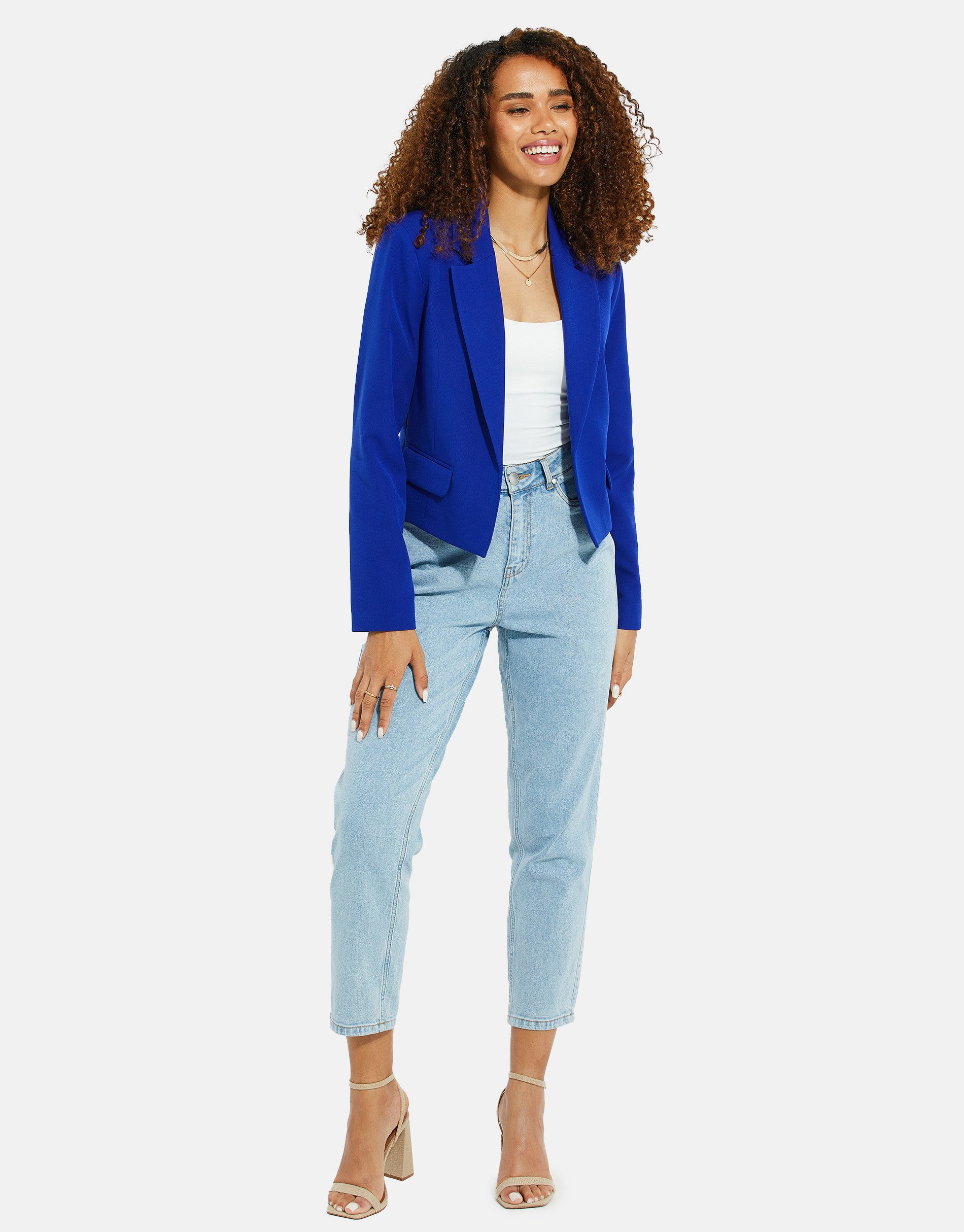 Threadbare Jackenblazer THB Comptan Cropped Blazer (1-tlg) im angesagten Cr günstig online kaufen