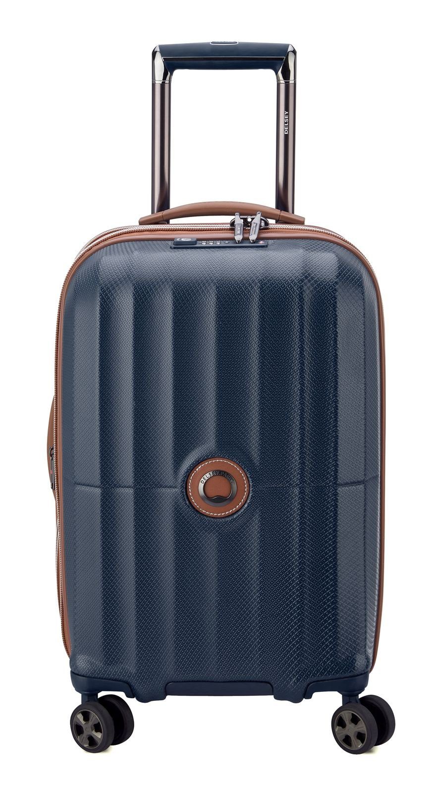 Delsey Hartschalen-Trolley St Tropez, 4 Rollen Marine Blue | Hartschalenkoffer