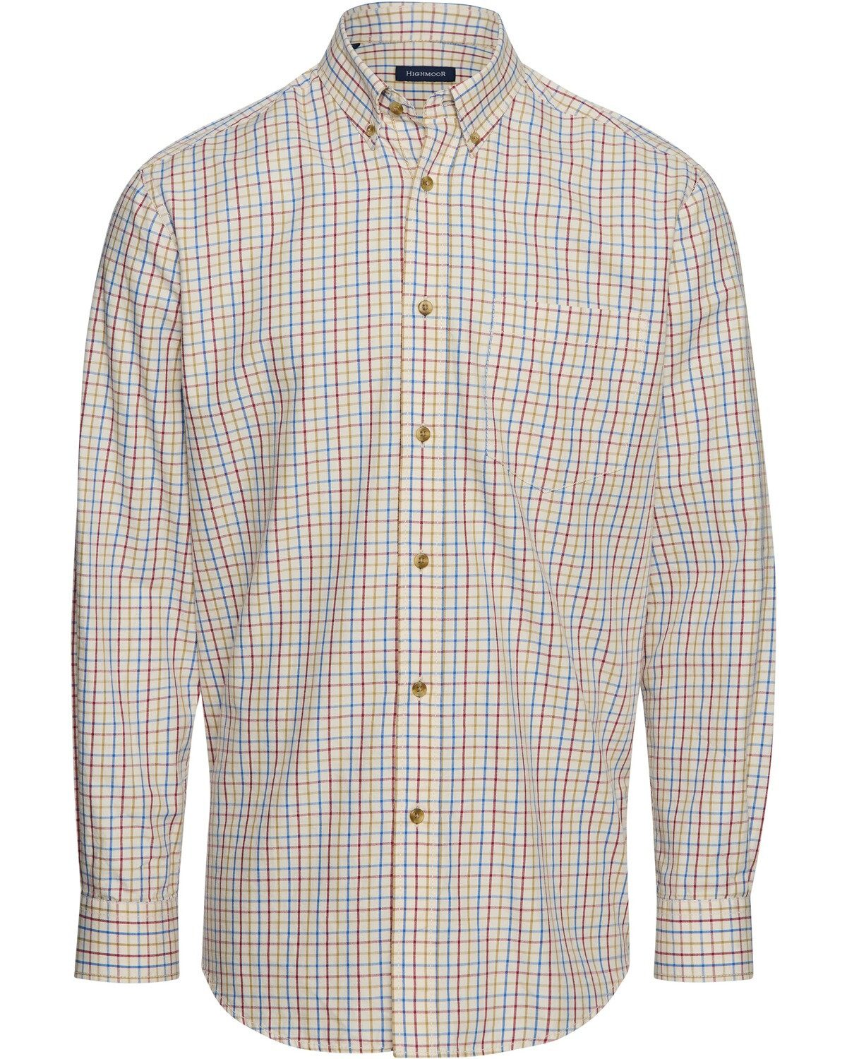 Highmoor Langarmhemd Tattersall-Hemd
