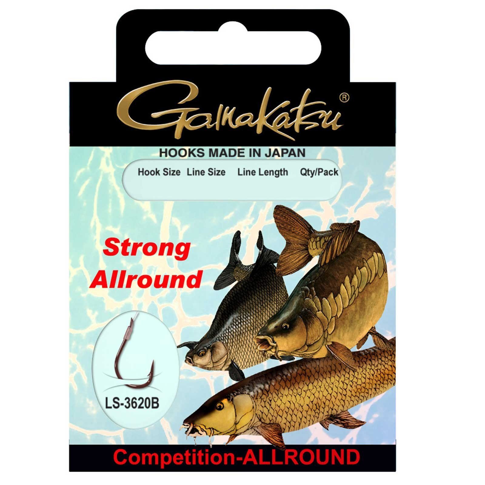 Gamakatsu Karpfenhaken, Gamakatsu BKD-Allround Strong Gr. 14 Vorfachhaken