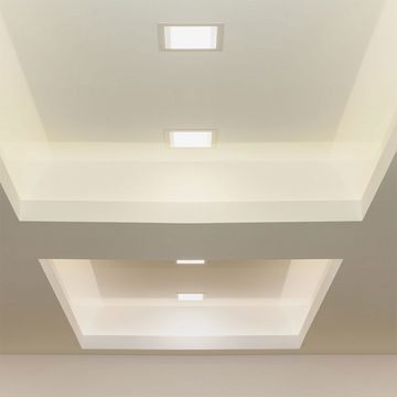V-TAC LED Panel, LED-Leuchtmittel fest verbaut, Neutralweiß, Hochwertiges LED Panel Decken Einbau Leuchte Raster Lampe Wand