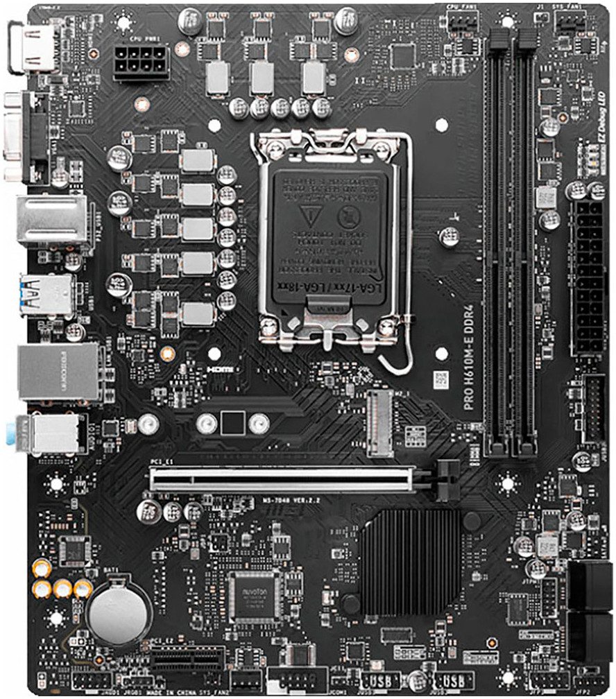 MSI PRO H610M-E DDR4 Mainboard