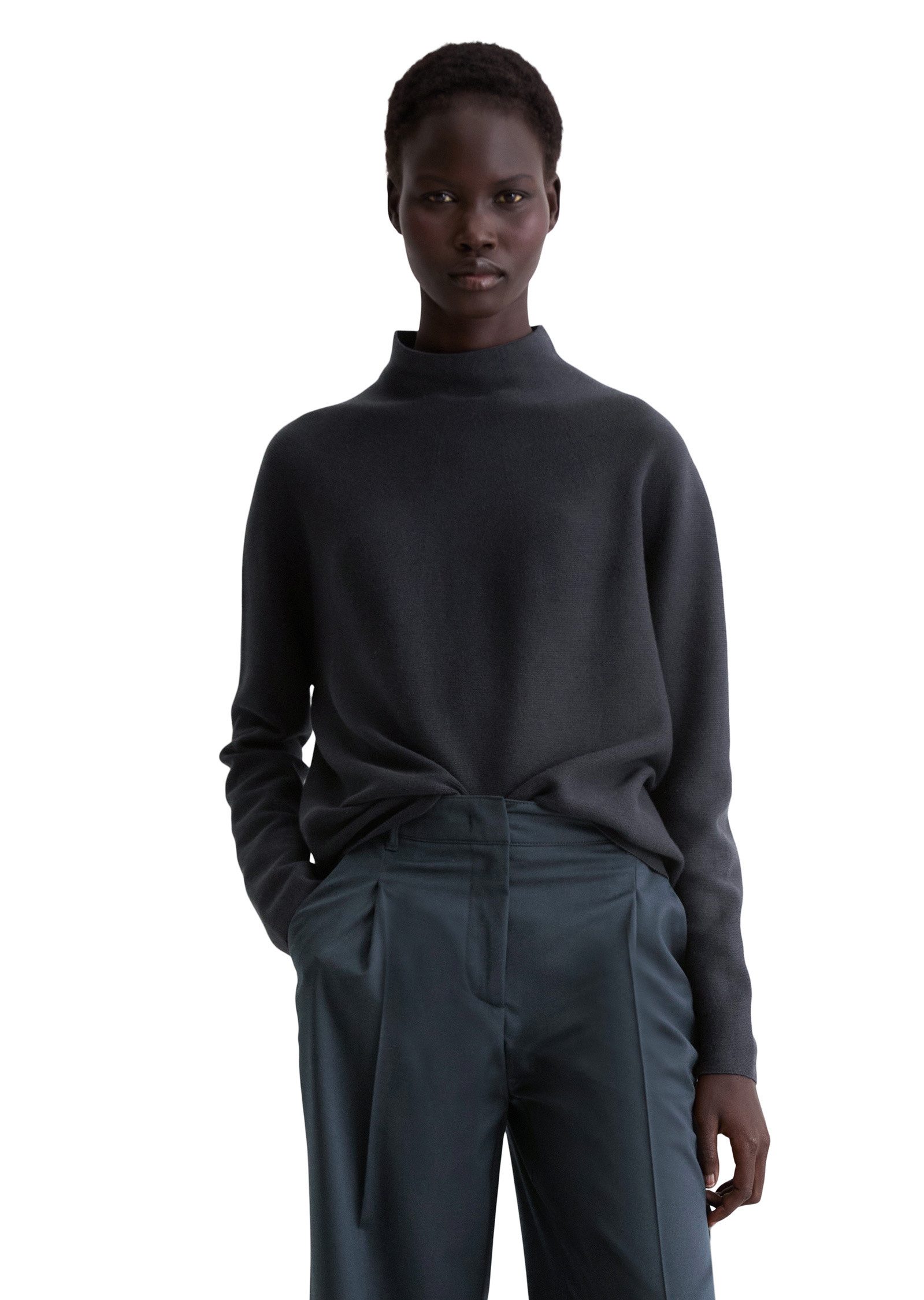 Marc O'Polo Strickpullover aus softer Bio-Baumwolle