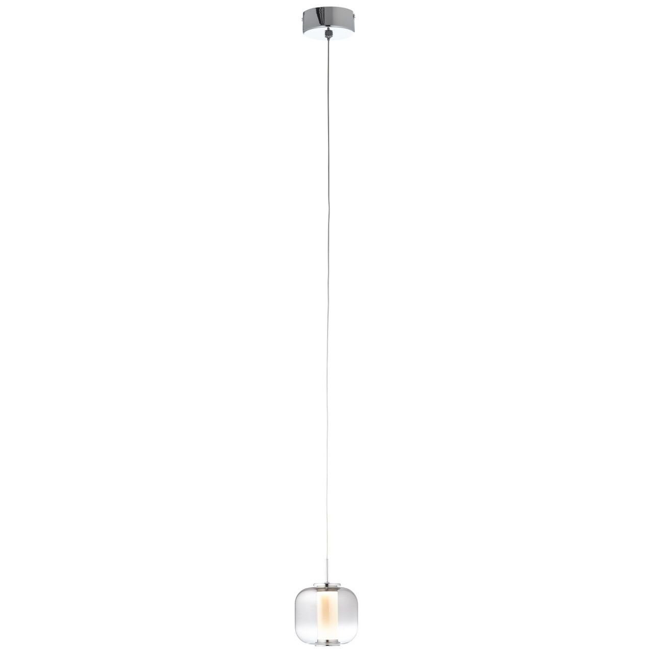 chrom/rauchglas Pendelleuchte LED Brilliant Rafa 1flg Rafa, Pendelleuchte Innenleuchten,Pendelleucht