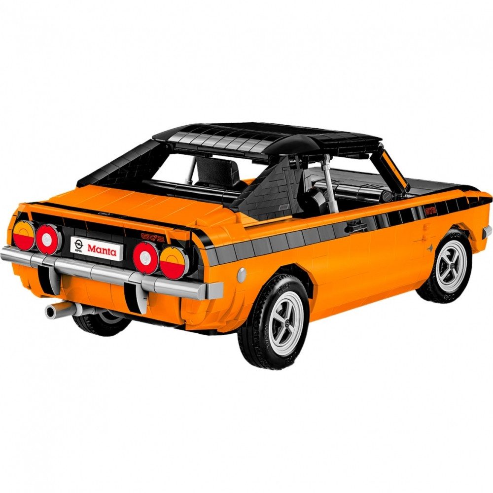COBI Opel Manta A GT/E 1974 - Konstruktionsspielzeug - orange/schwarz Konstruktionsspielsteine